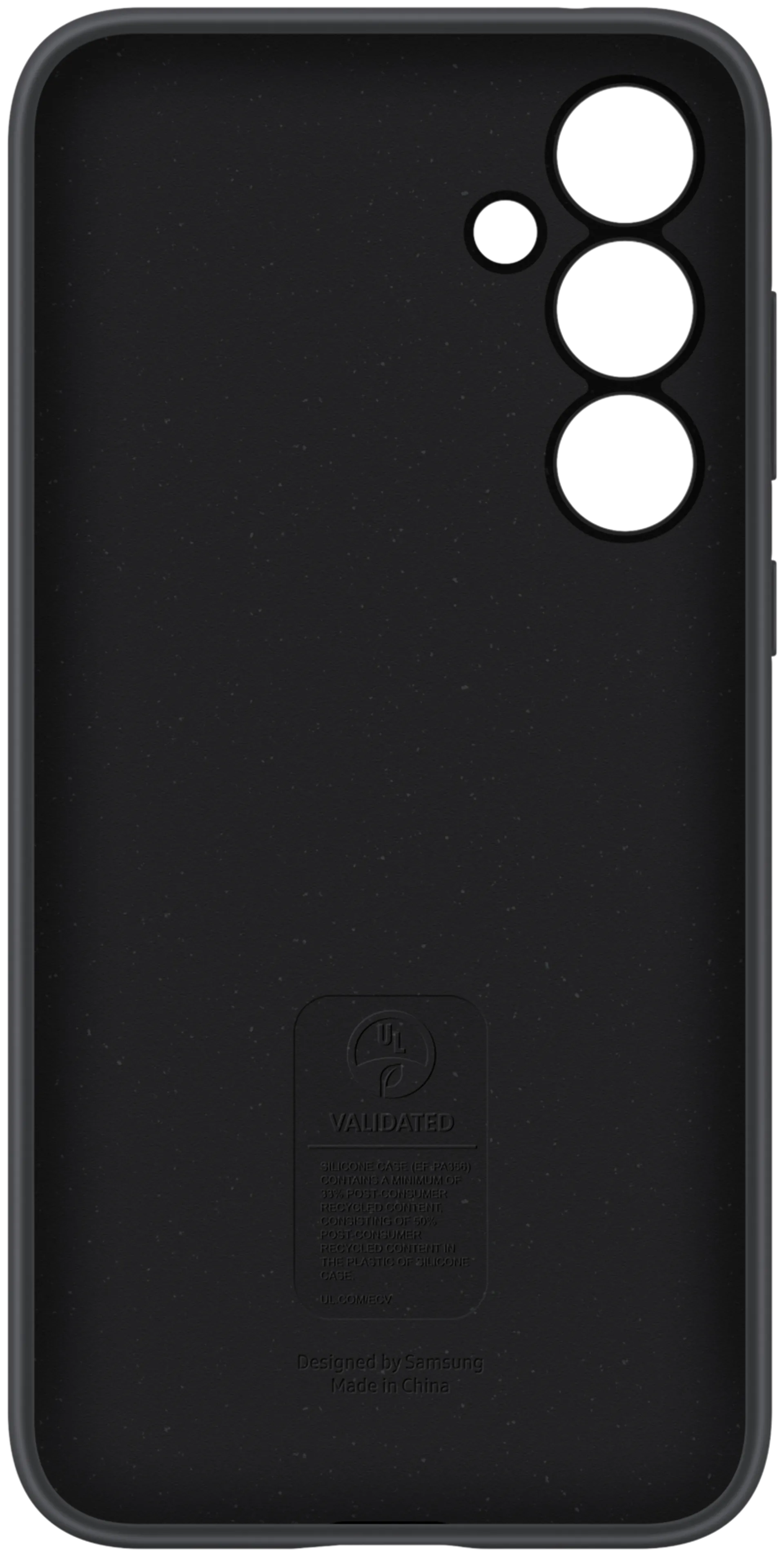 Samsung Galaxy A35 silicone case suojakuori musta - 5