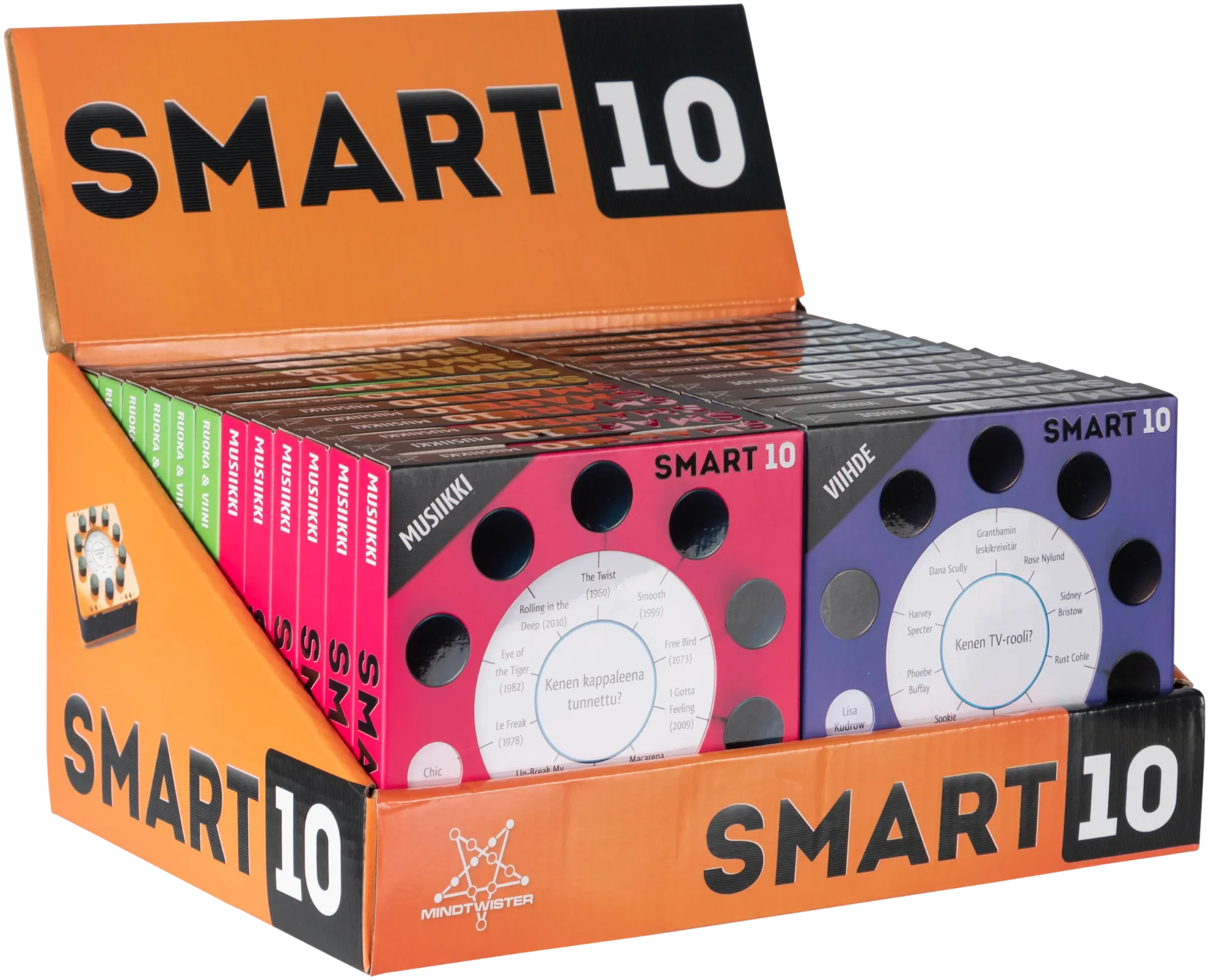 Peliko Smart10 teemakysymykset, erilaisia