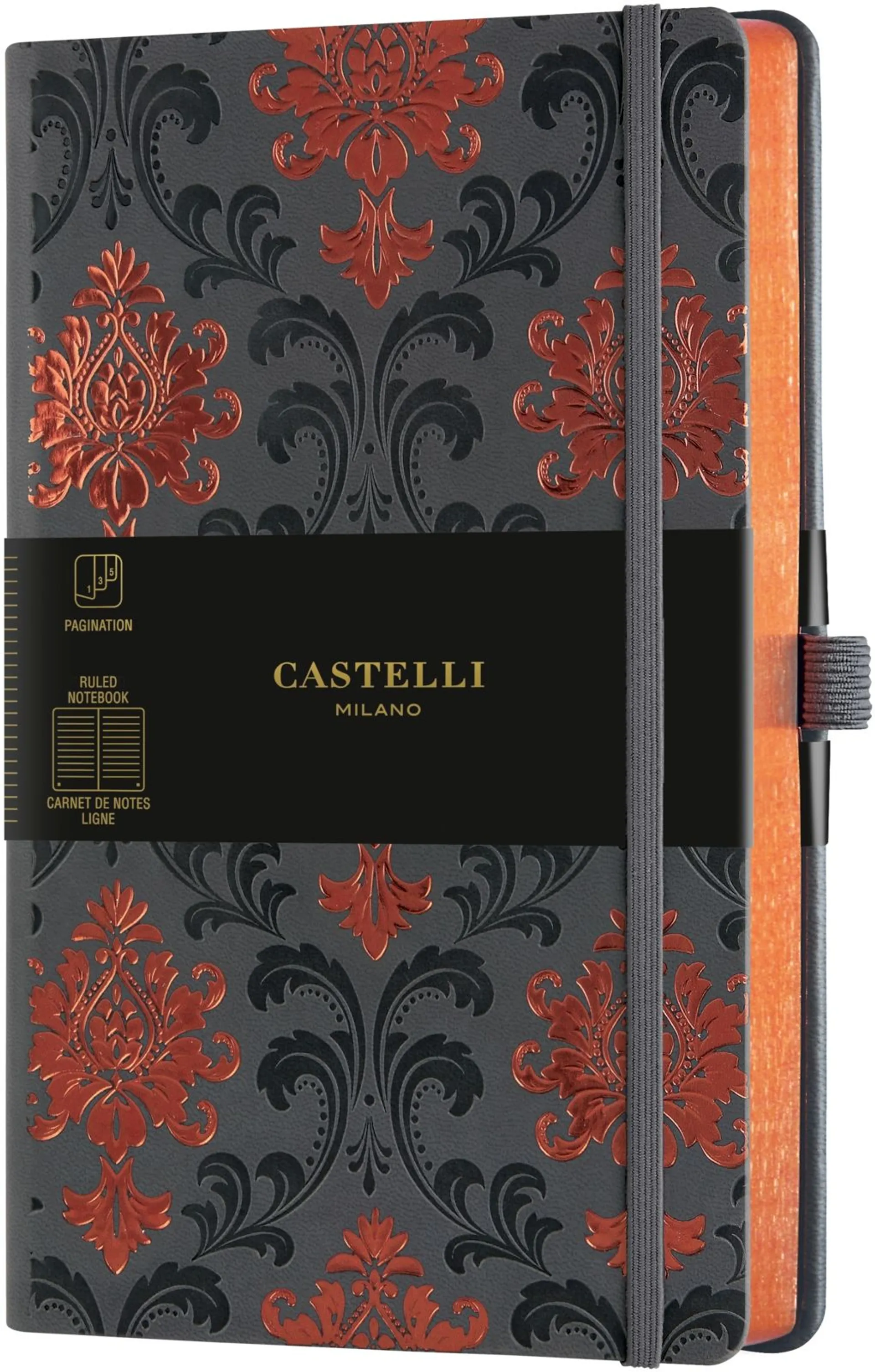Castelli muistikirja Baroque 13x21