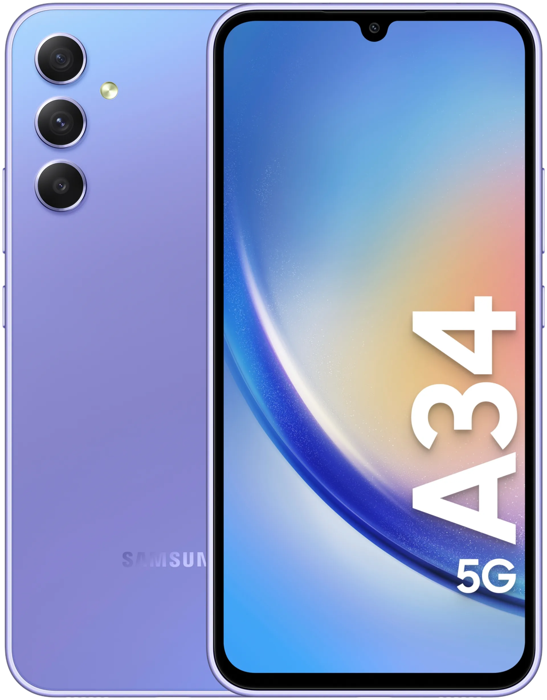 Samsung galaxy a34 5g 256gb violetti - 1