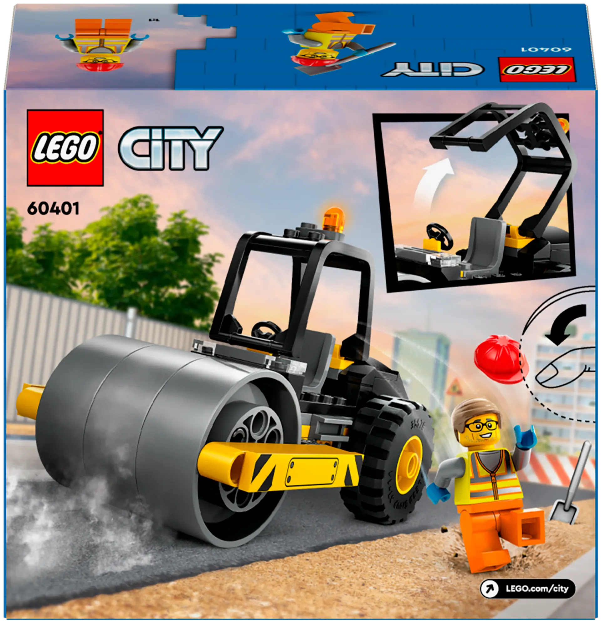 LEGO City Great Vehicles 60401 Rakennustyömaan tiejyrä - 3