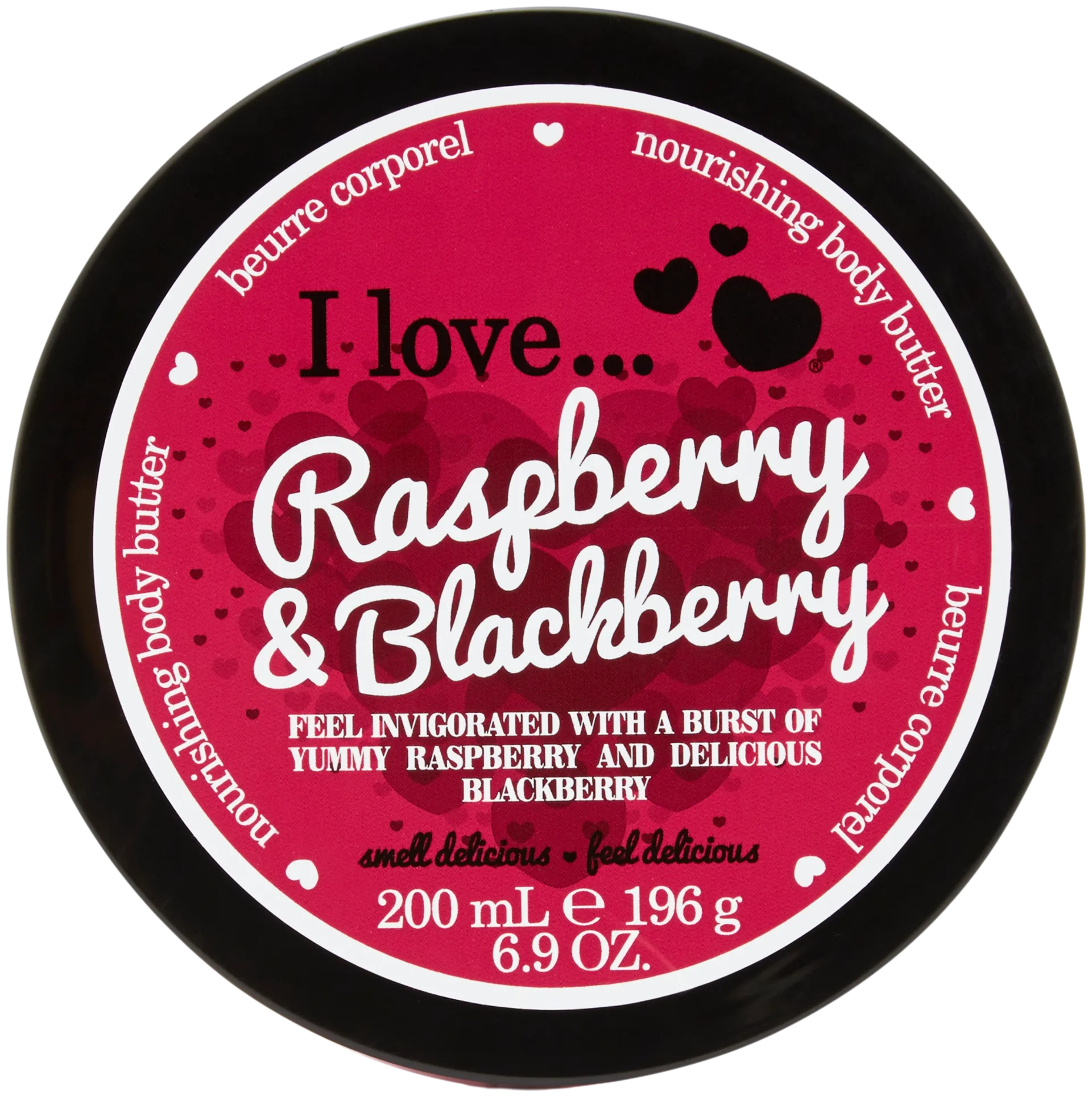 I Love hoitava vartalovoi Raspberry&Blackberry 200ml - 2