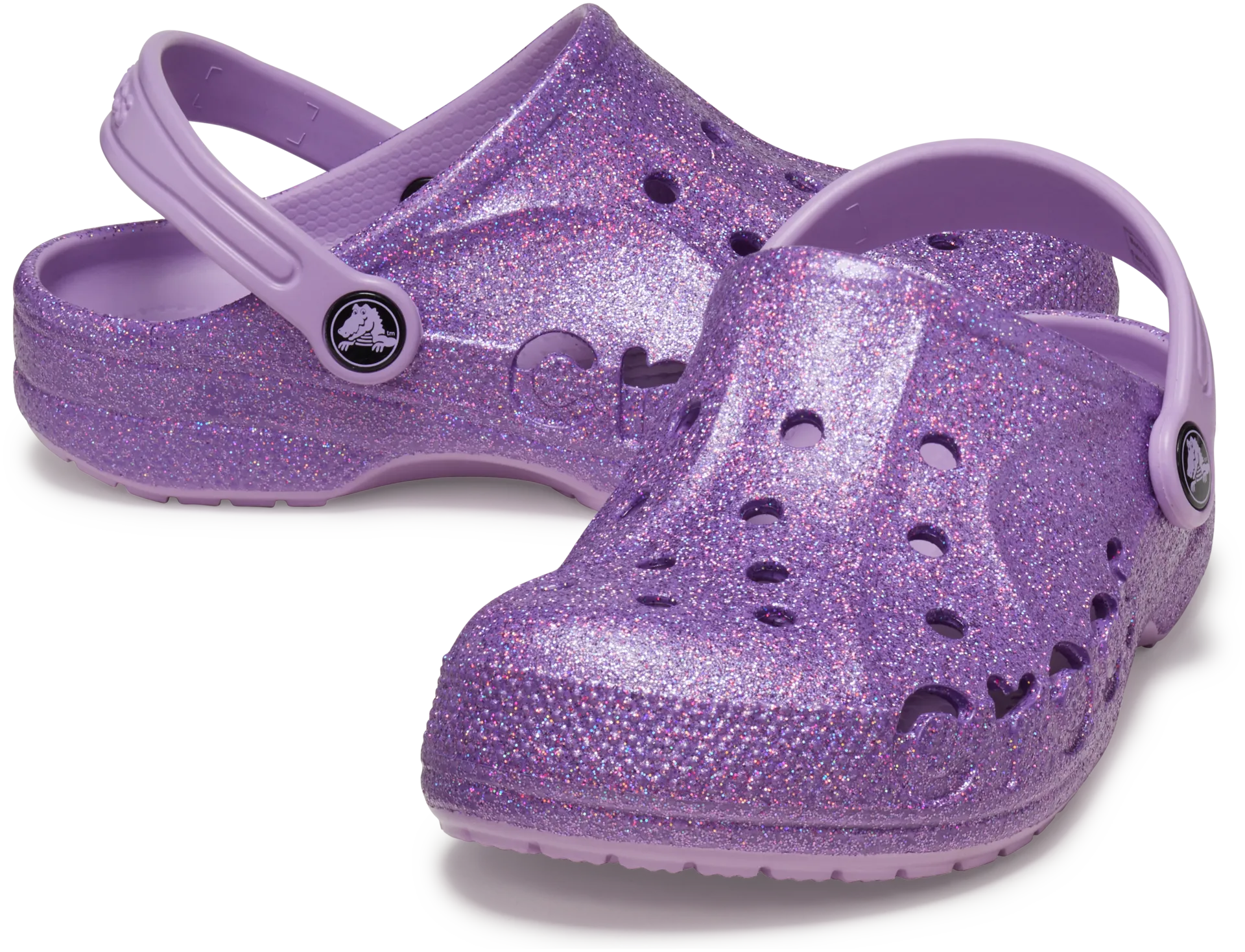 Crocs lasten pistokkaat Baya Glitter - Orchid - 2