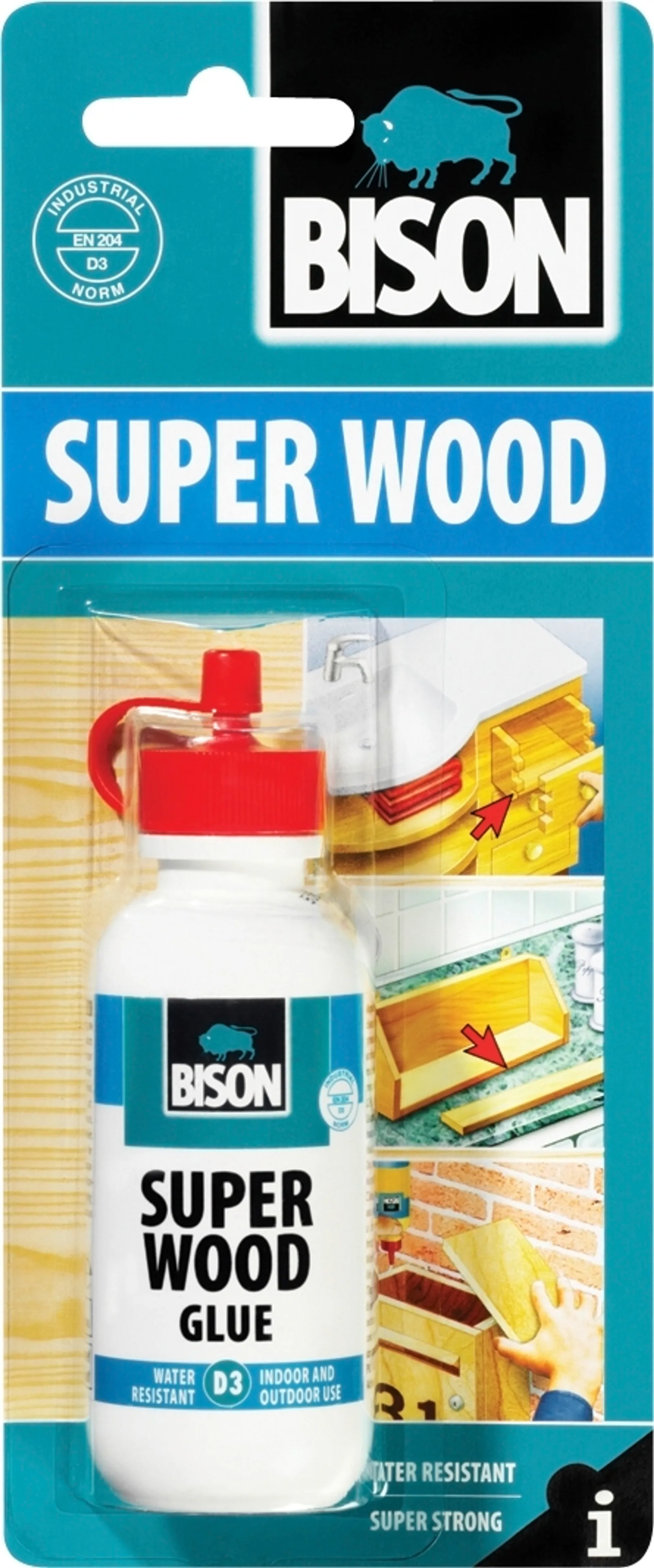 Bison puuliima Wood glue D3 75ML