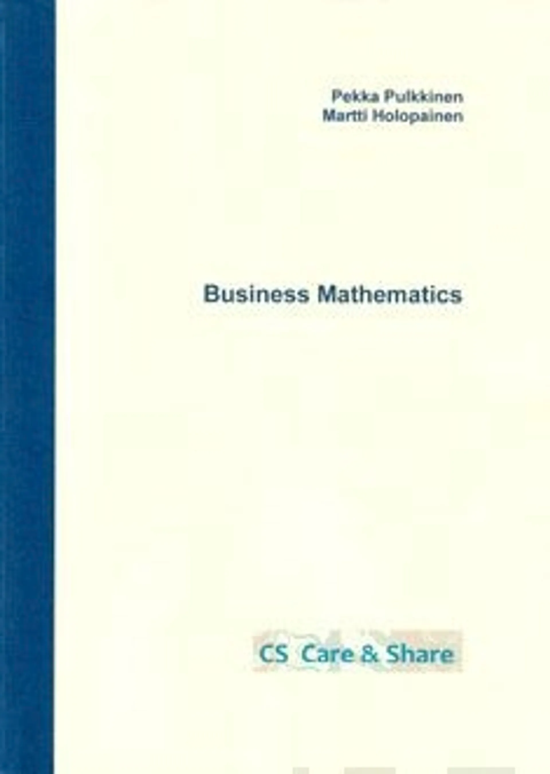 Pulkkinen, Business Mathematics