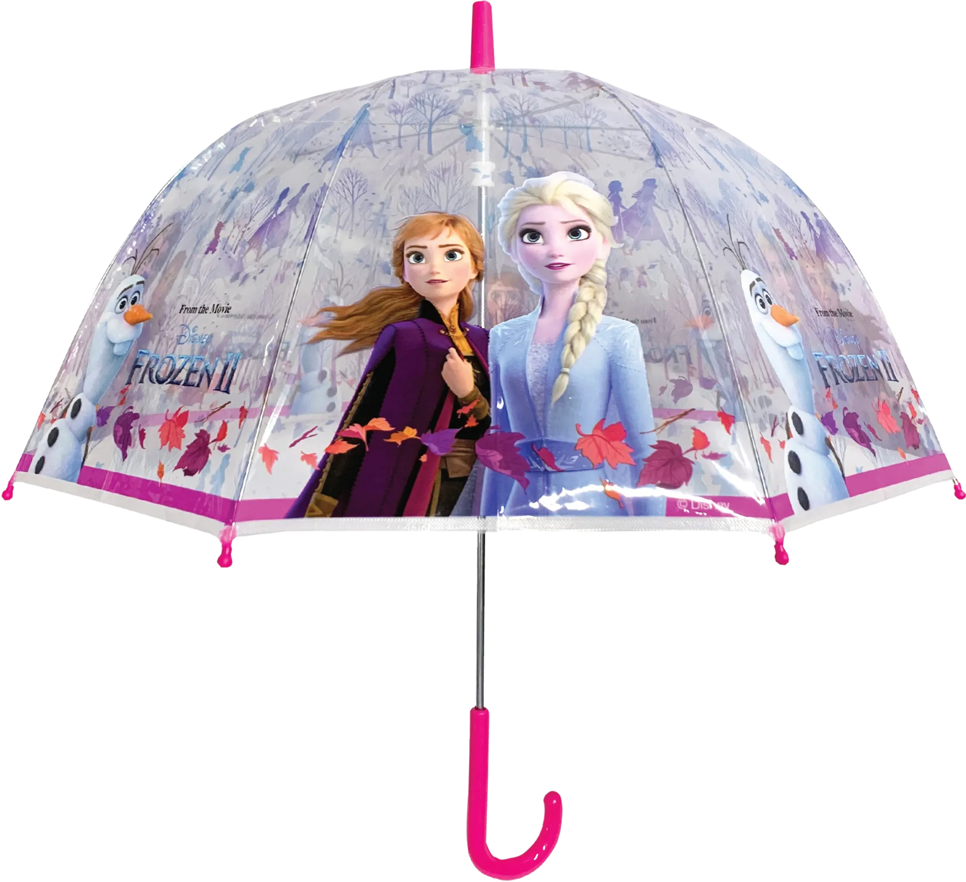 Frozen 2 lasten läpikuultava sateenvarjo