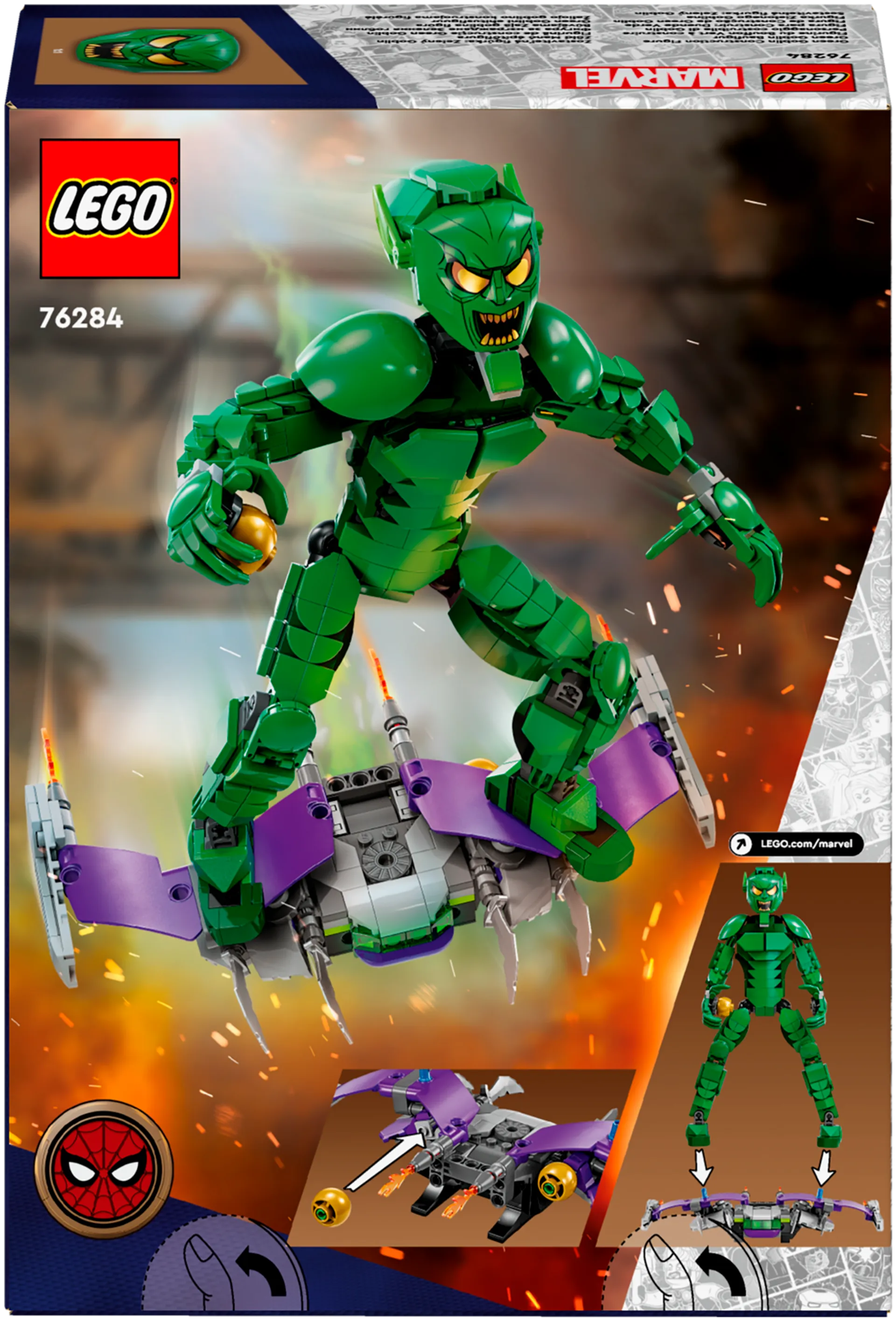 LEGO® Super Heroes Marvel 76284 Vihreä Menninkäinen - 3