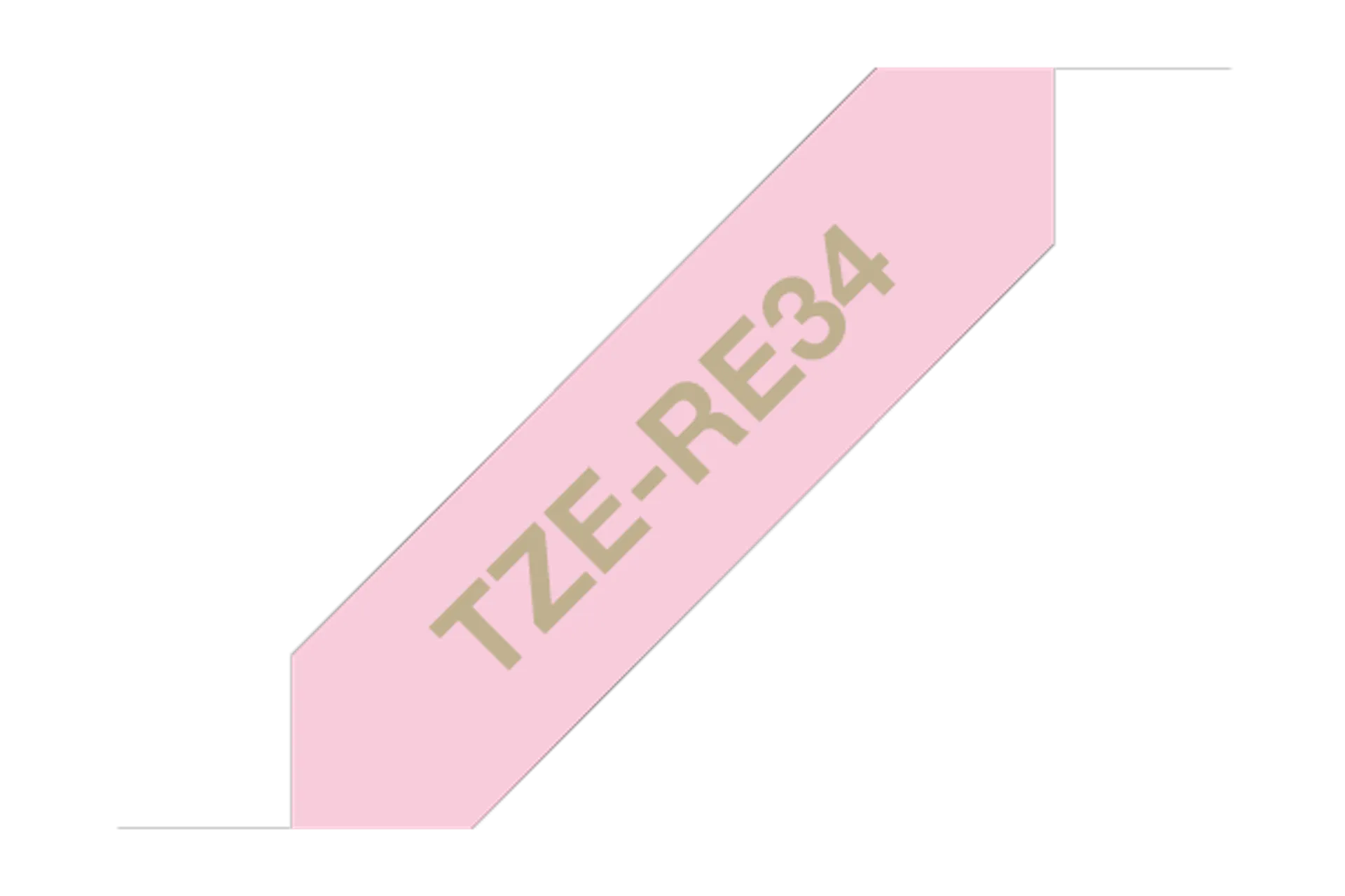 Brother satiininauhakasetti Tze-Re34 pinkki 12mm 4m