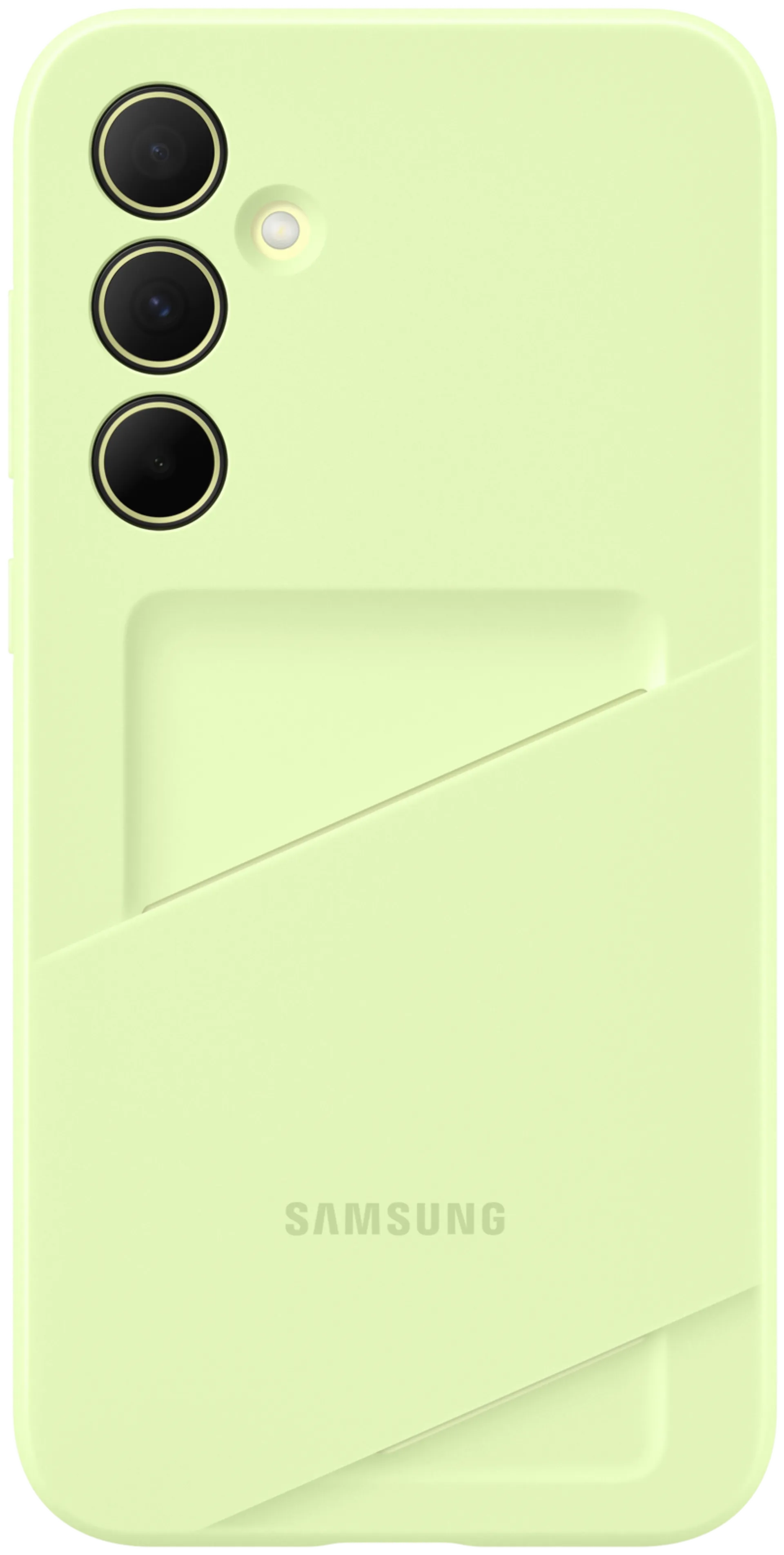 Samsung Galaxy A35 card slot case suojakotelo vaaleanvihreä - 1