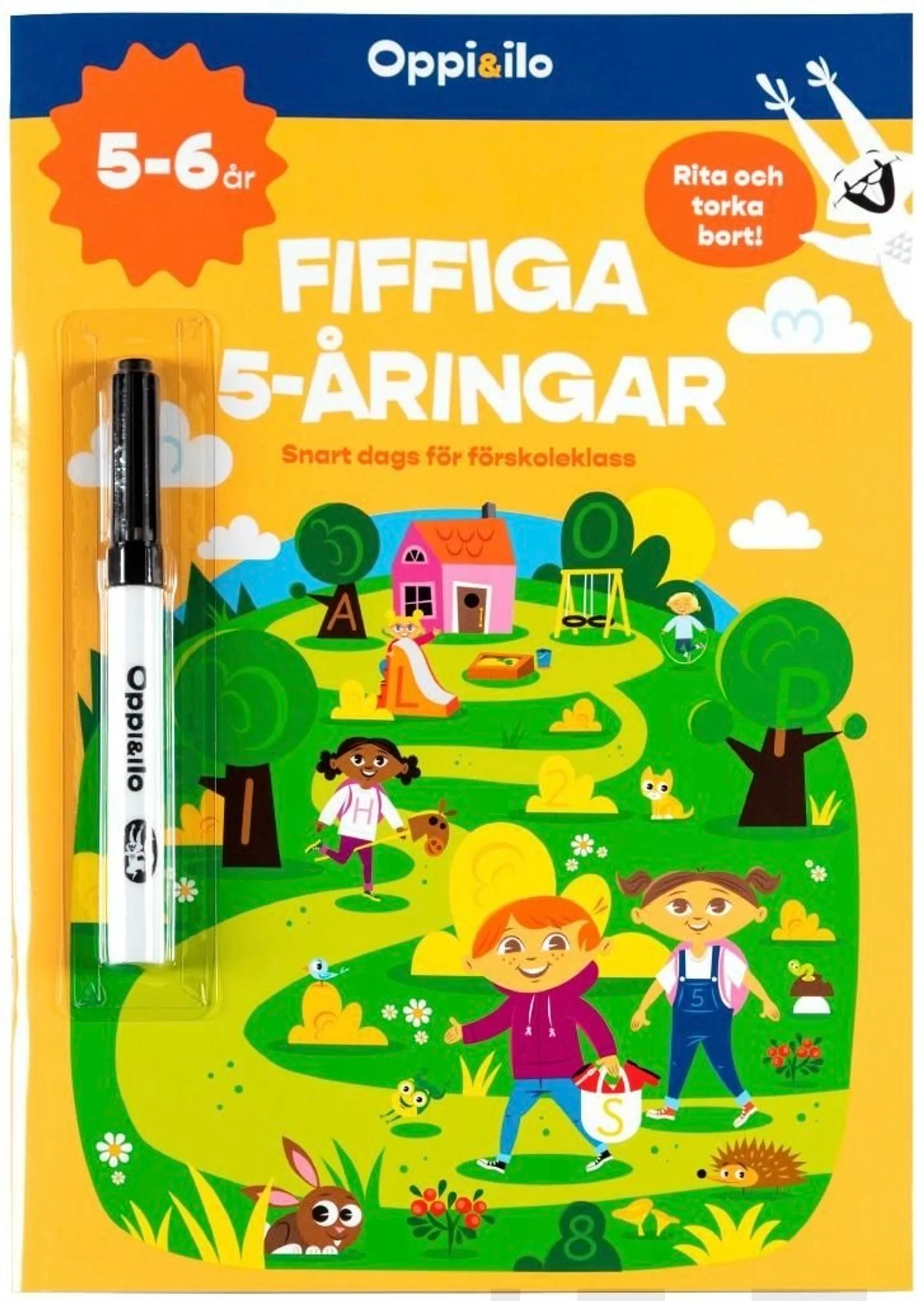 Laitila, Fiffiga 5-åringar -pysselbok 5-6 år - Snart dags för förskoleklass
