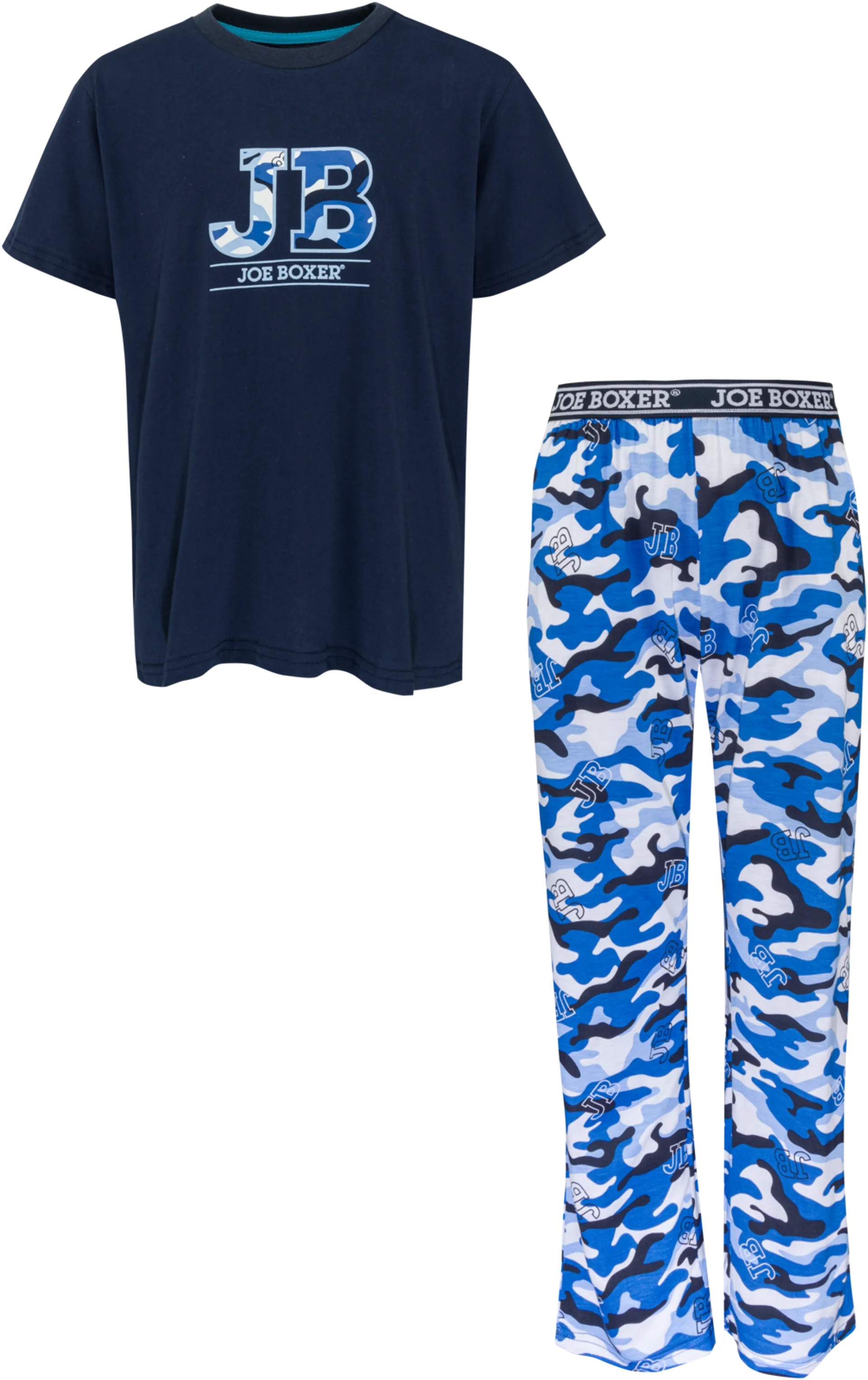 Joe Boxer lasten pyjama 18501 - Blue camo - 1