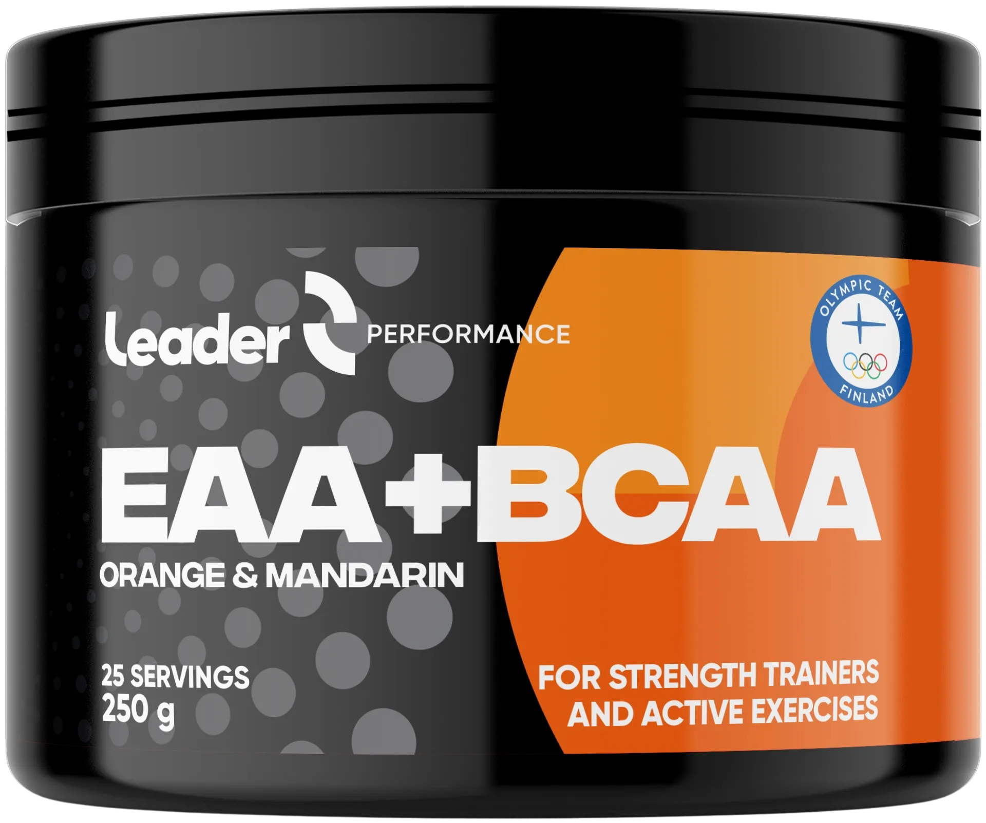 Leader Performance EAA-BCAA aminohappojauhe, Appelsiinin ja mandariininmakuinen 250g