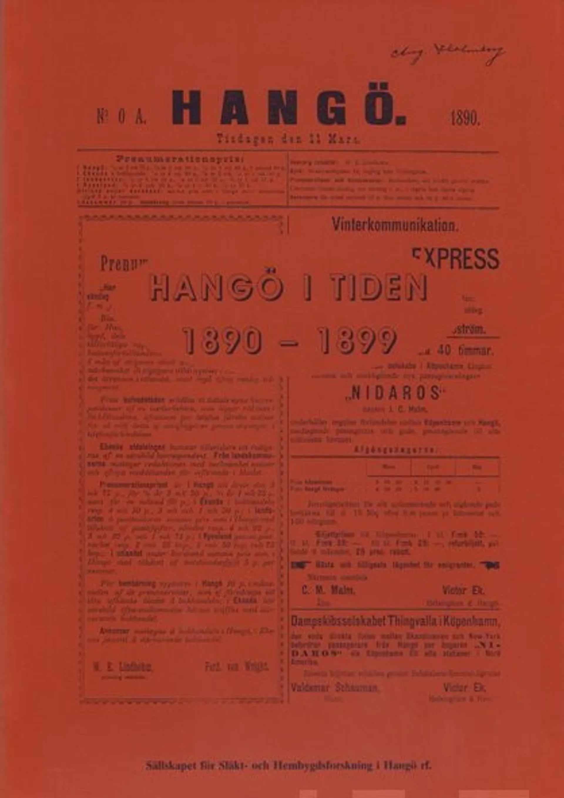 Hangö i tiden 1890-1899