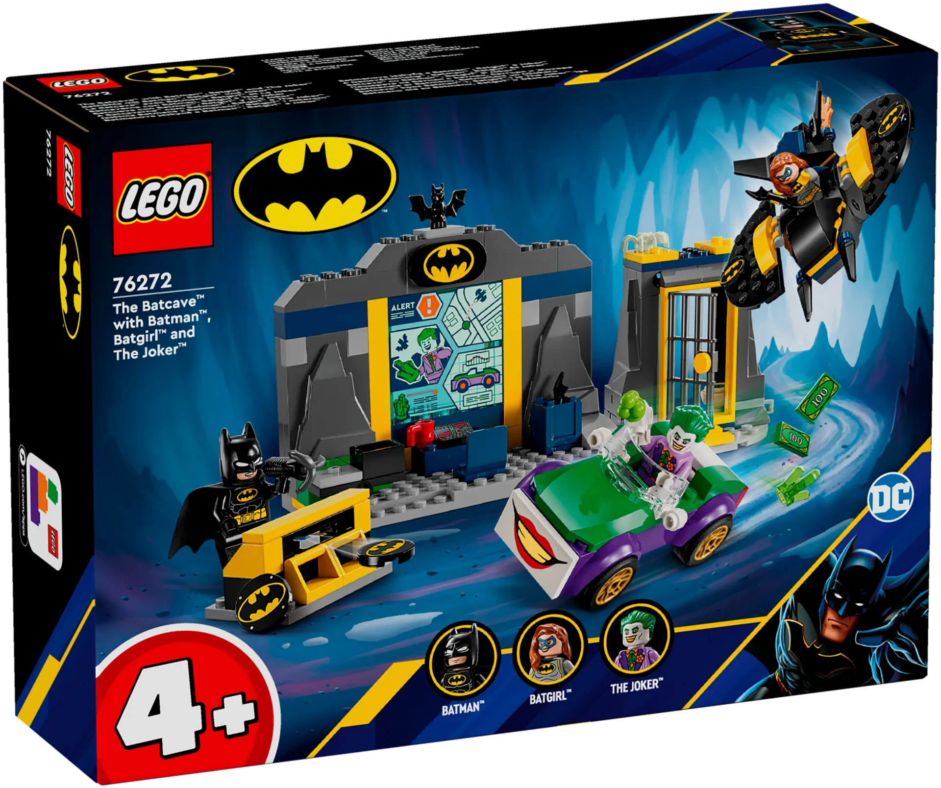 LEGO Marvel Super Heroes 76272 Lepakkoluola, Batman™, Batgirl™ ja The Joker™ - 2