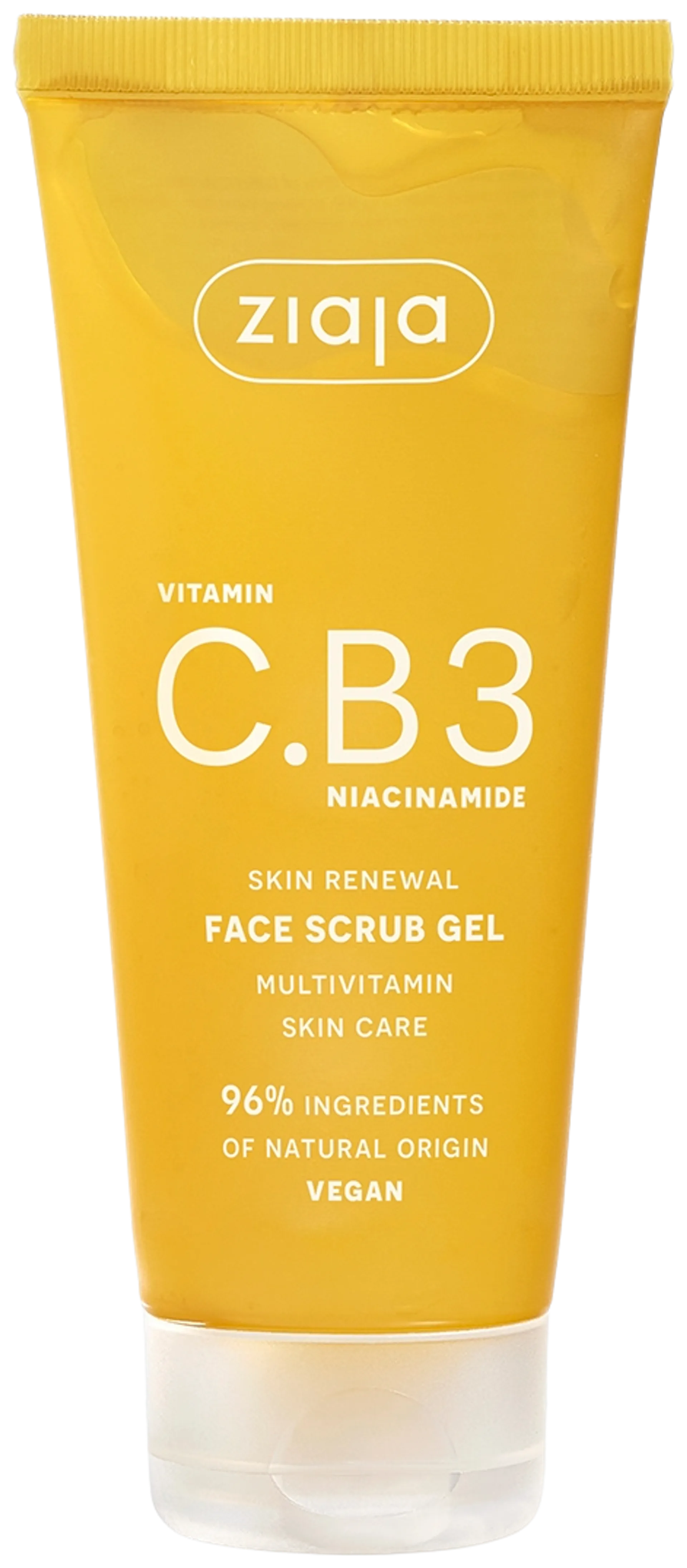 Ziaja C.B3 vitamiini heleyttävä rakeeton kuorinta 100 ml