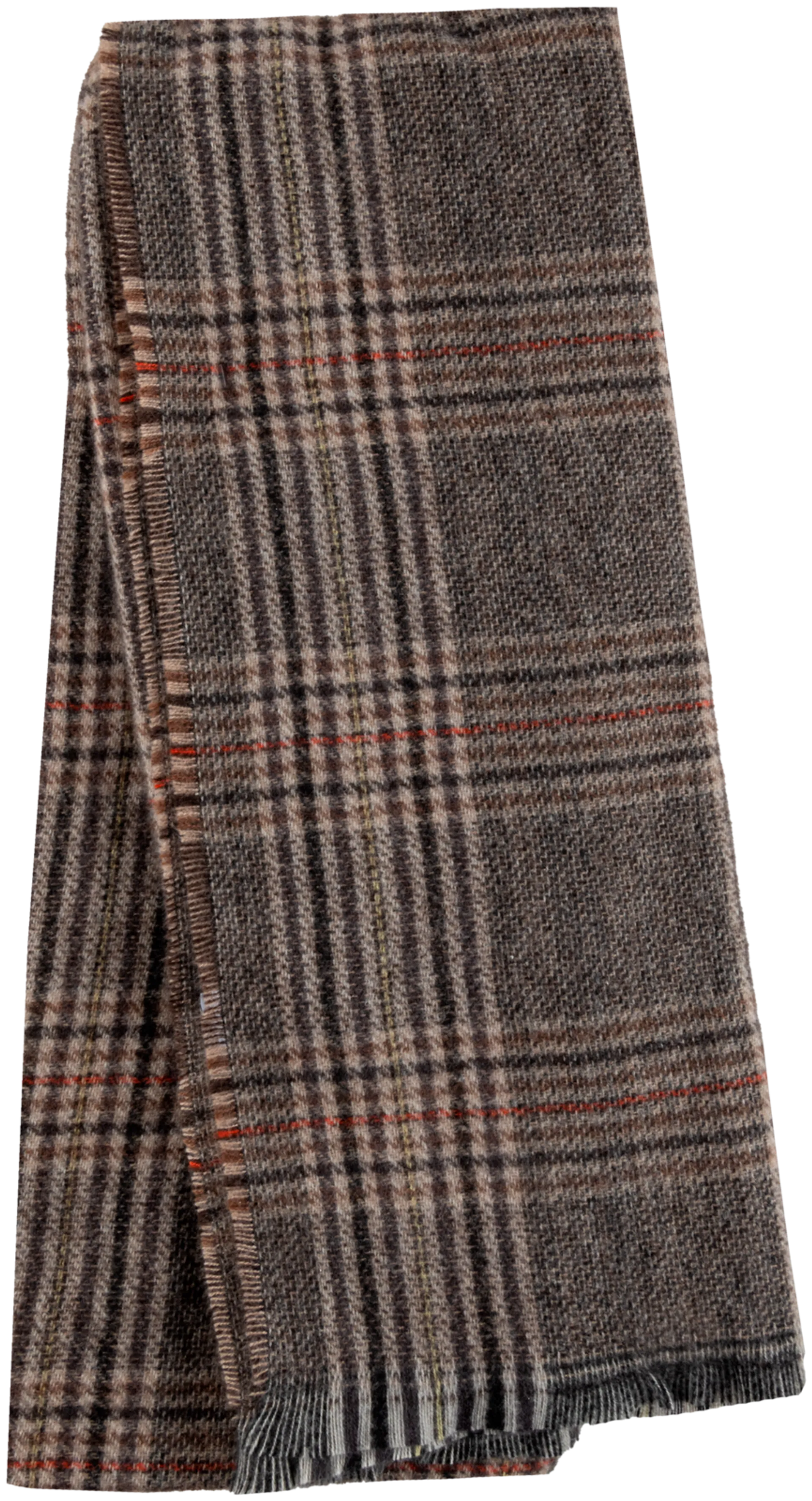 TEX miesten ruudullinen kaulaliina I969341 - Brown - 1