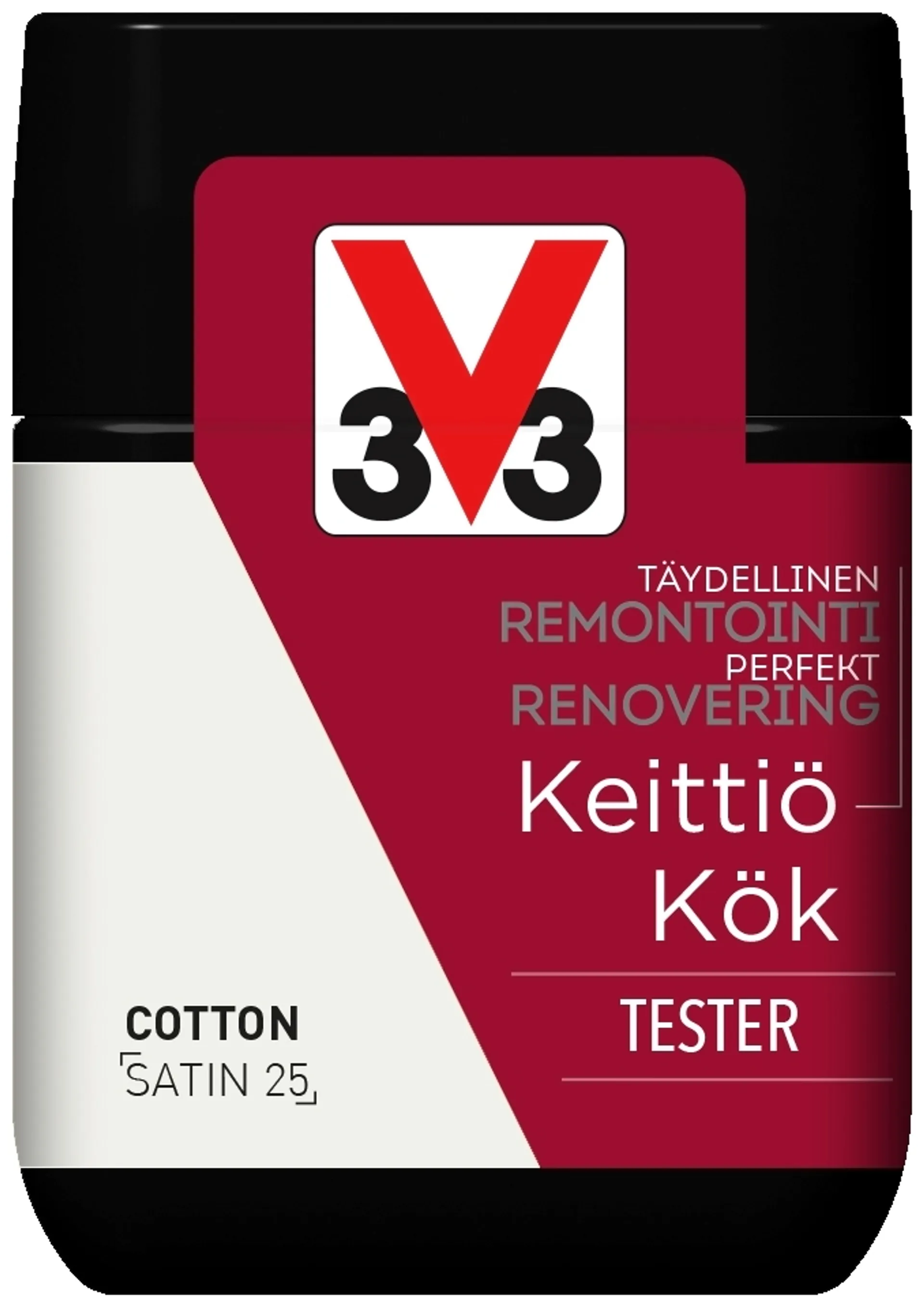 V33 Remontointimaali keittiö tester 75ml Cotton