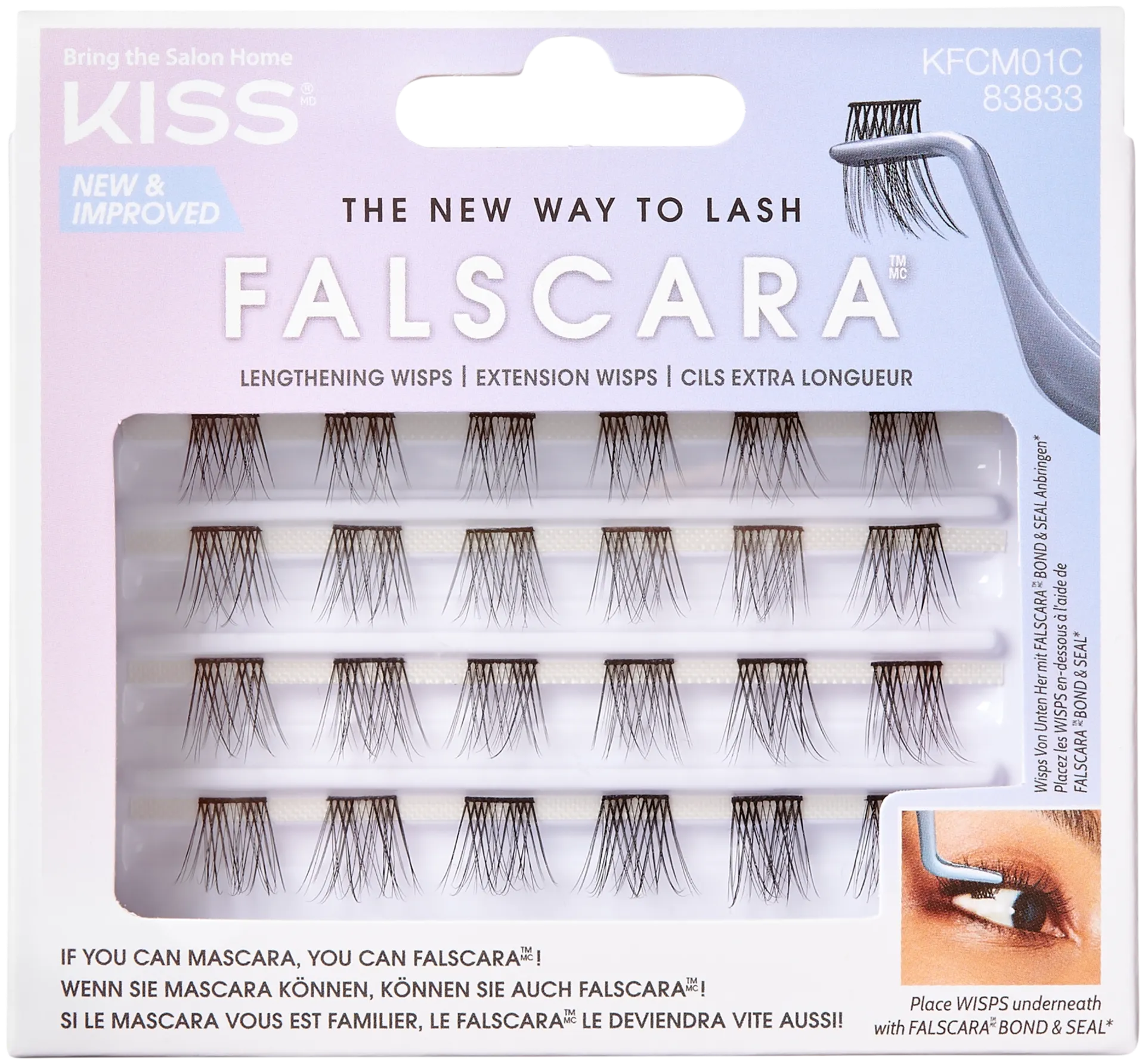 Kiss Falscara Eyelash - Wisp Multi 01 24kpl