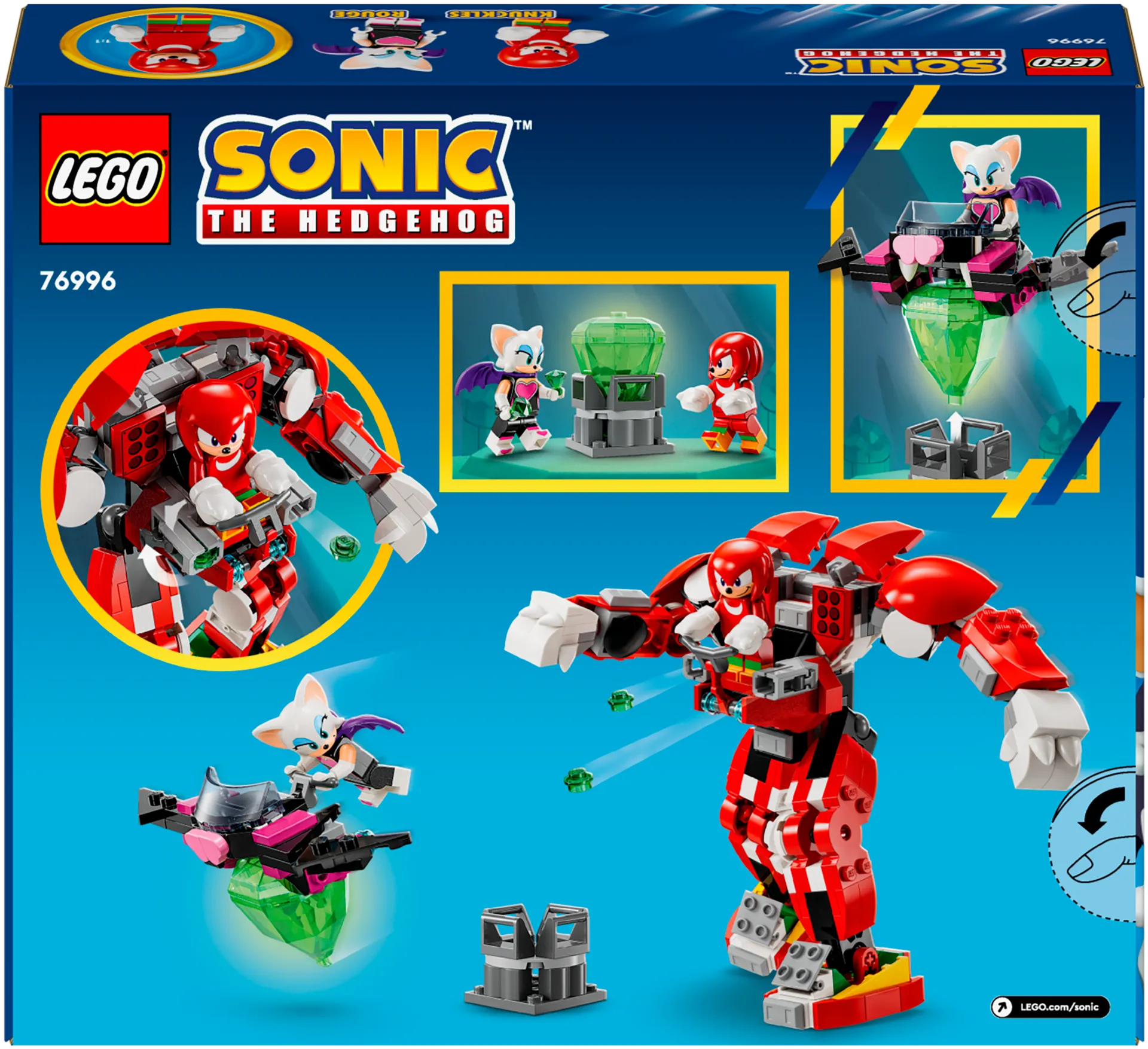 LEGO Sonic 76996 Knucklesin vartijarobotti - 3