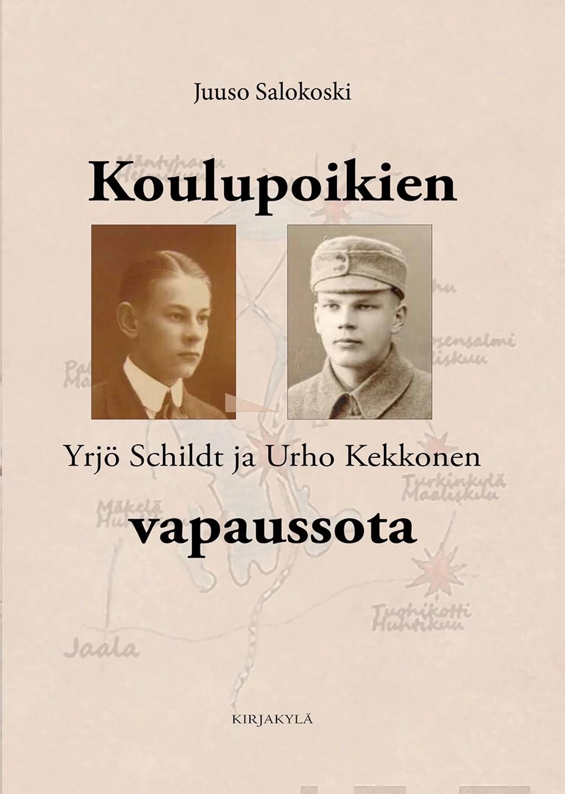 Salokoski, Koulupoikien Yrjö Schildt ja Urho Kekkonen vapaussota