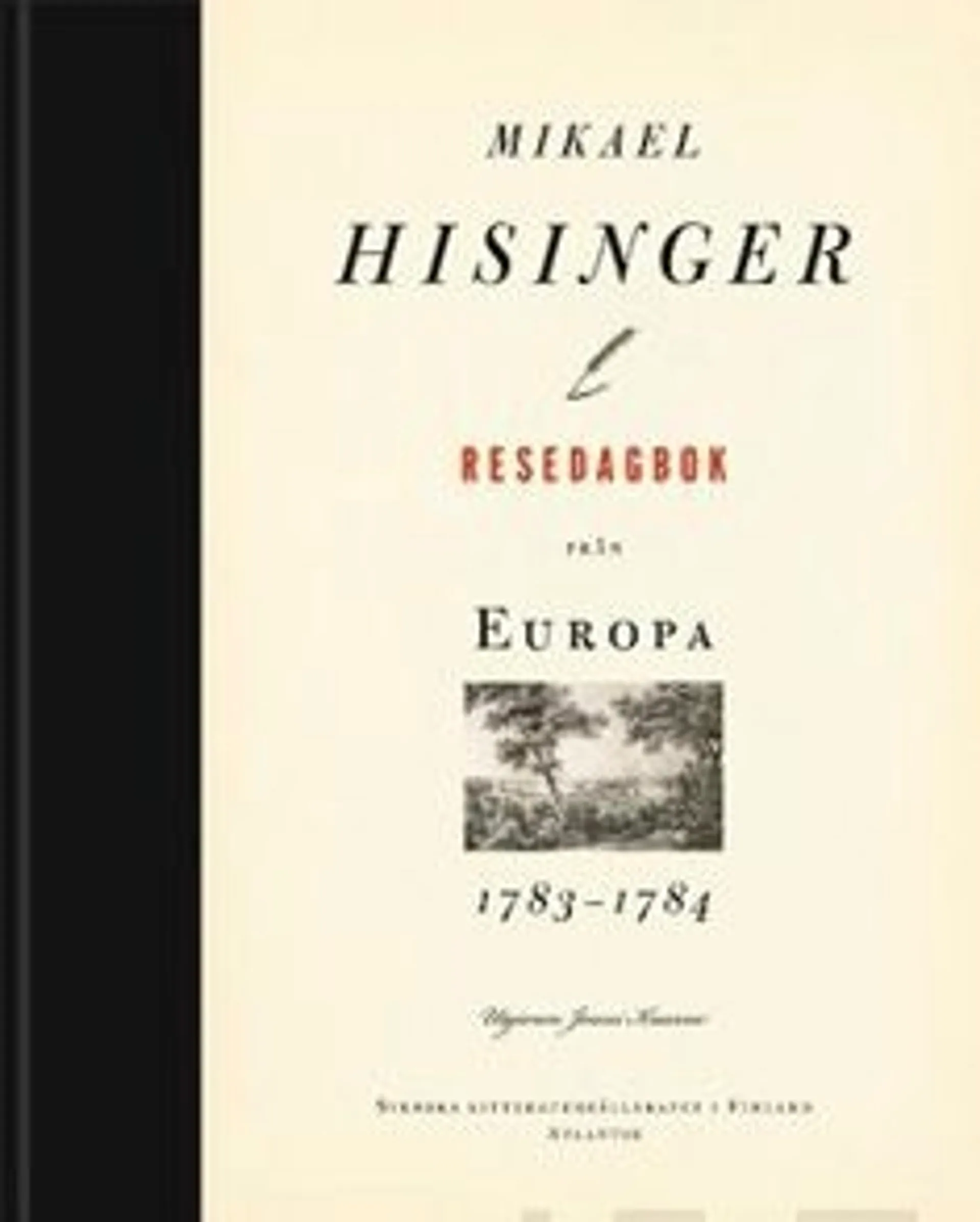 Hisinger, Resedagbok från Europa 1783-1784