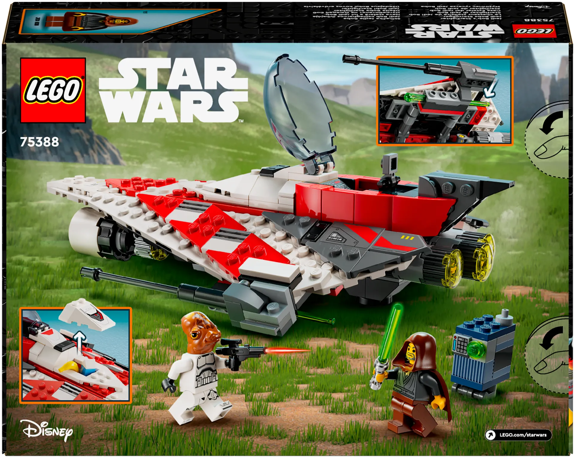 LEGO® Star Wars™ 75388 Jedi Bobin tähtihävittäjä lelusetti - 3