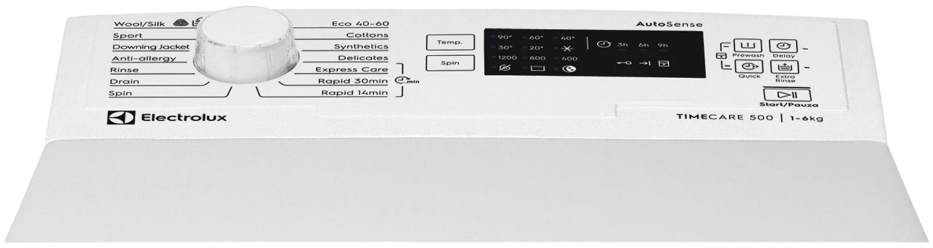 Electrolux päältä täytettävä pyykinpesukone EW6T3226B3 6kg valkoinen - 2