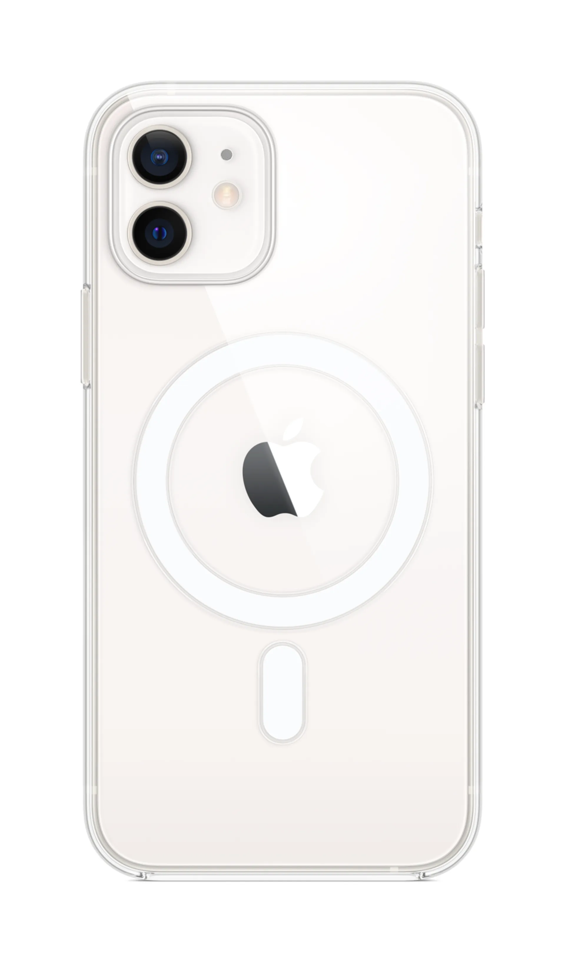 APPLE iPhone 12/12 Pro silikonikuori MagSafe yhteensopivuudella, kirkas - 1