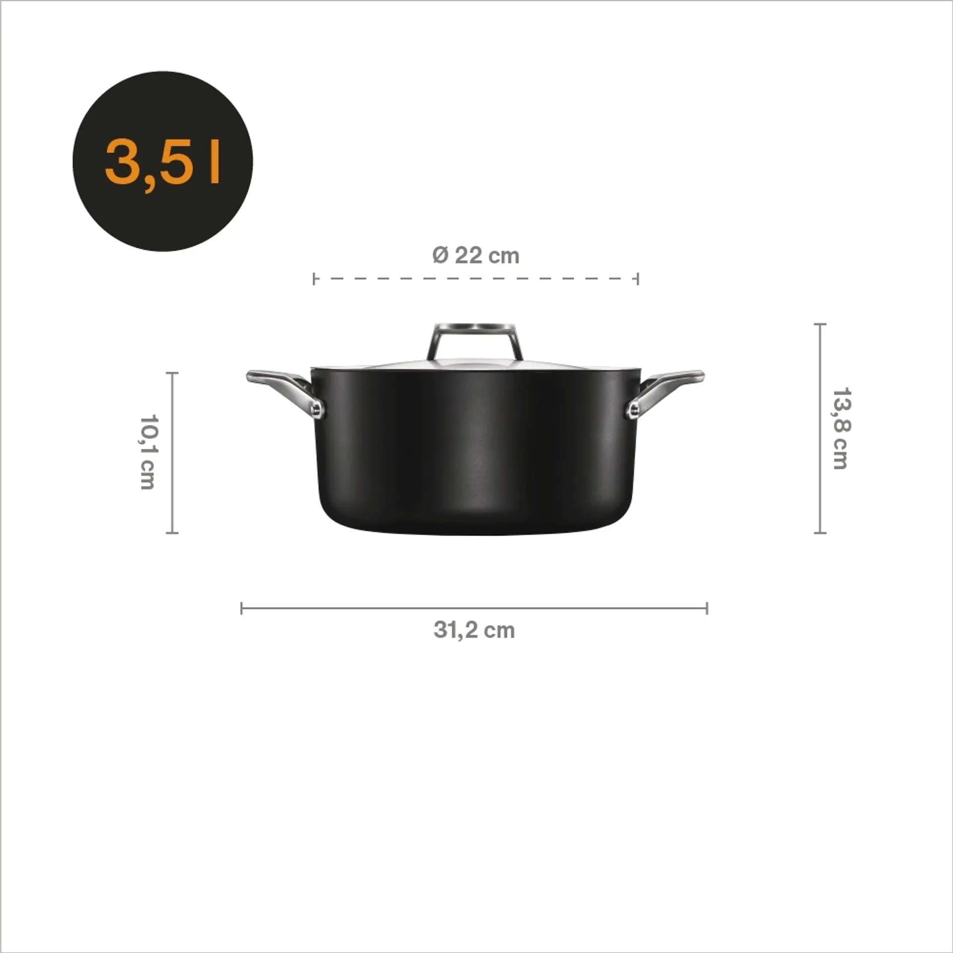 Fiskars Taiten kattila 3,5 L - 8