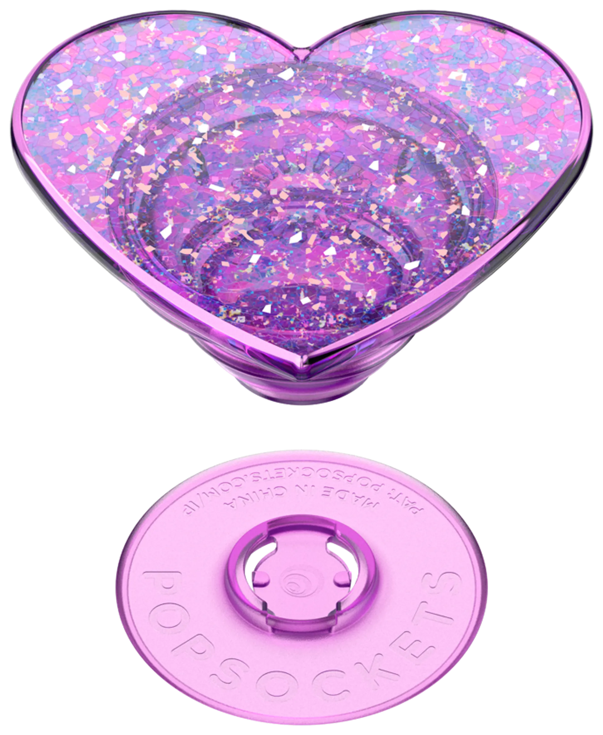 Popsockets puhelinpidike PopGrip Iridescent Confetti Dreamy Heart - 7