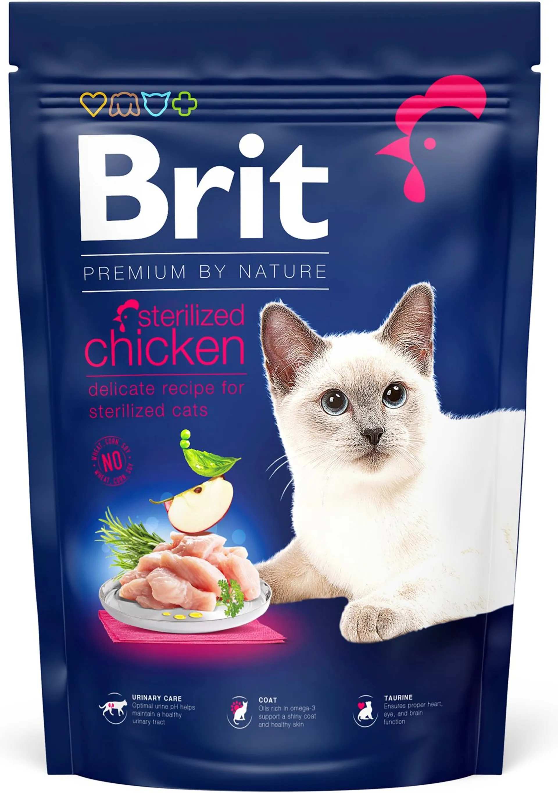 Brit Premium by Nature Kanaa steriloiduille kissoille 1,5 kg