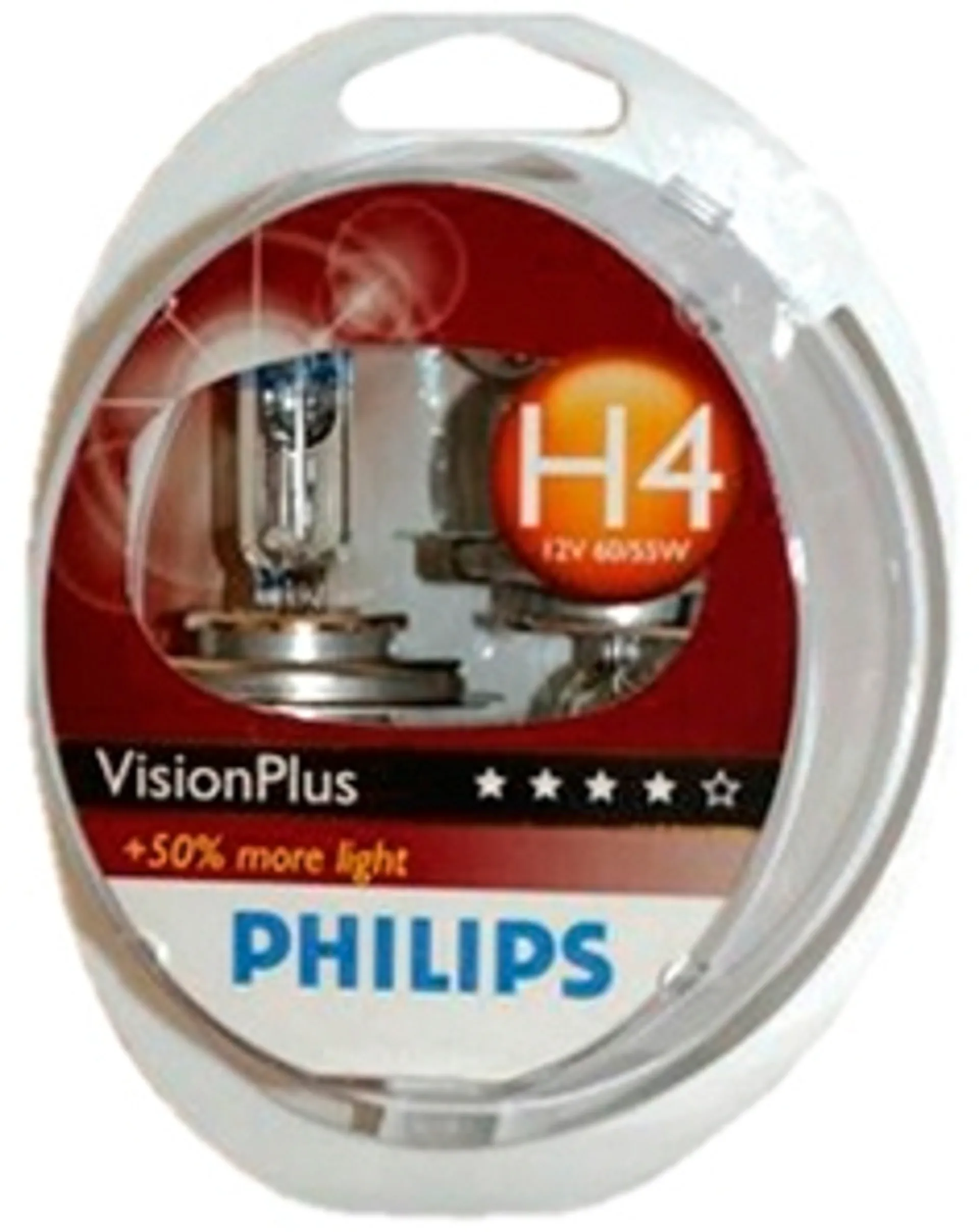 Philips H4 VisionPlus autolamppu 12V 60/55W