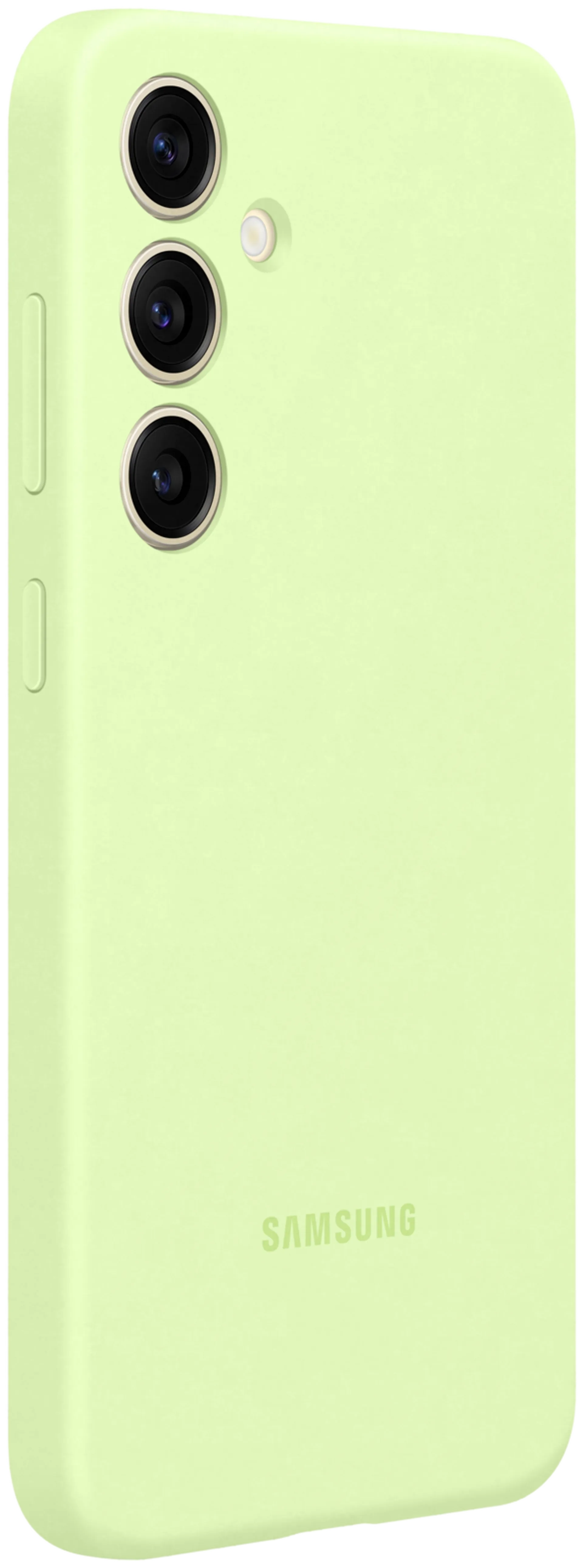 Samsung S24+ silikonisuoja vaaleanvihreä - 3