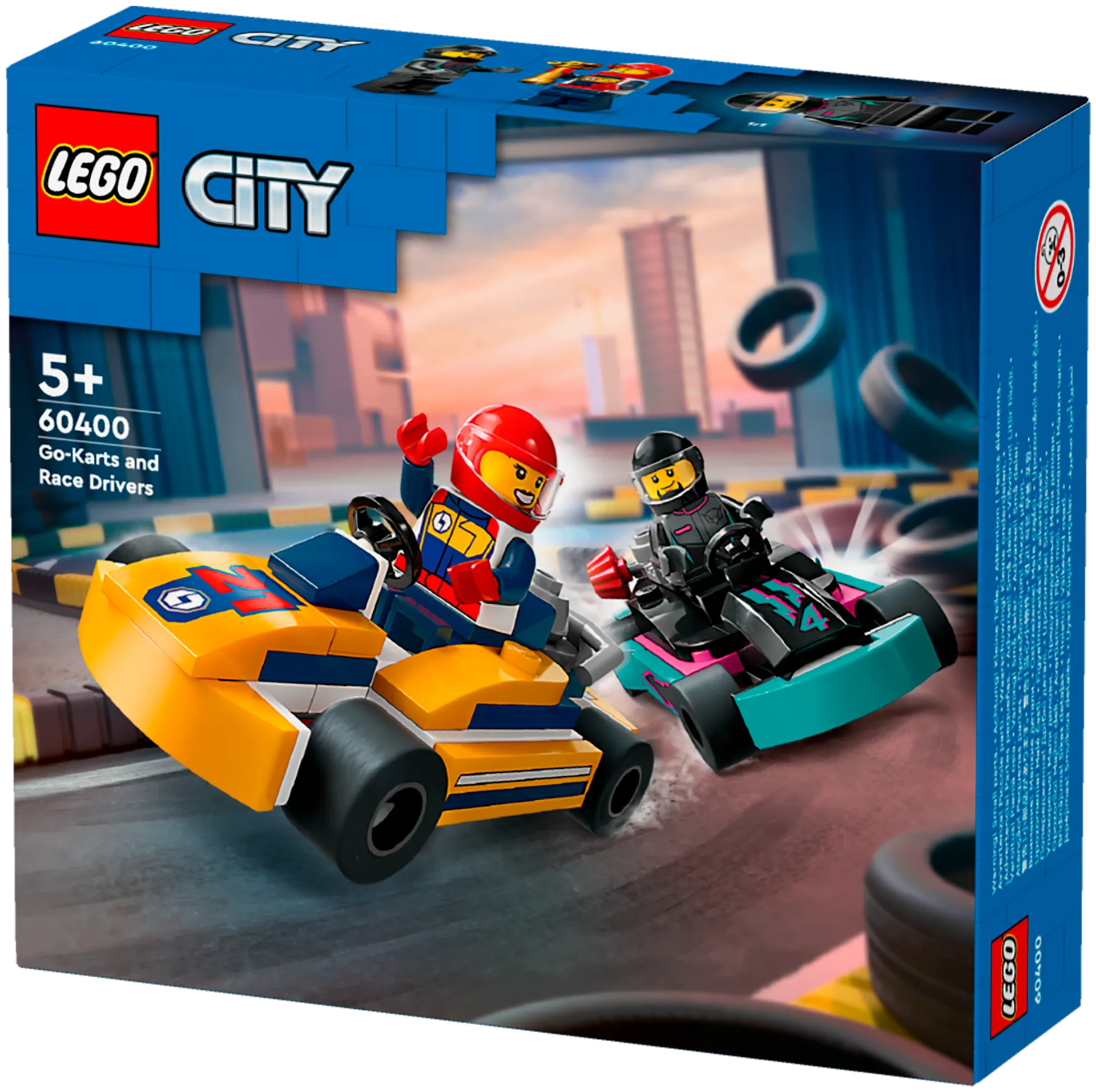 LEGO City Great Vehicles 60400 Go-Kart-autot ja kilpakuljettajat - 2