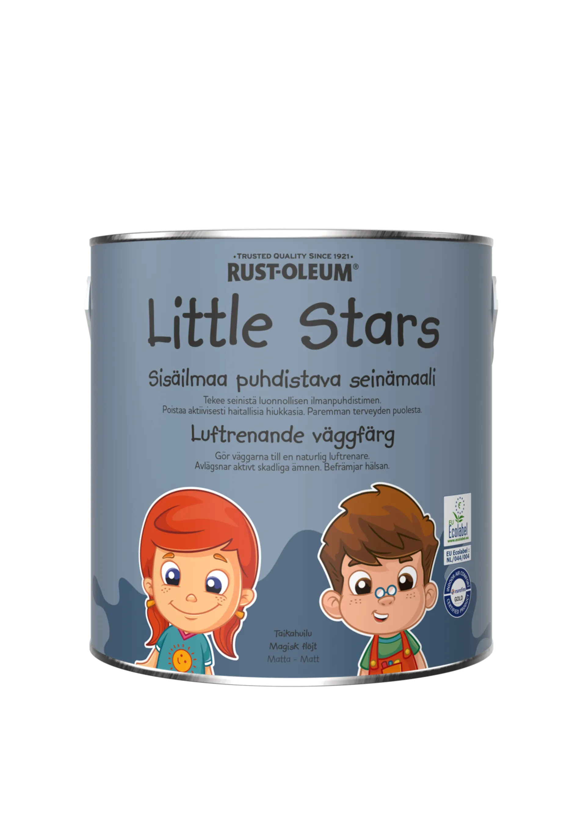 Rust-Oleum Little Stars Sisäilmaa puhdistava Seinämaali 2,5L Taikahuilu - 1
