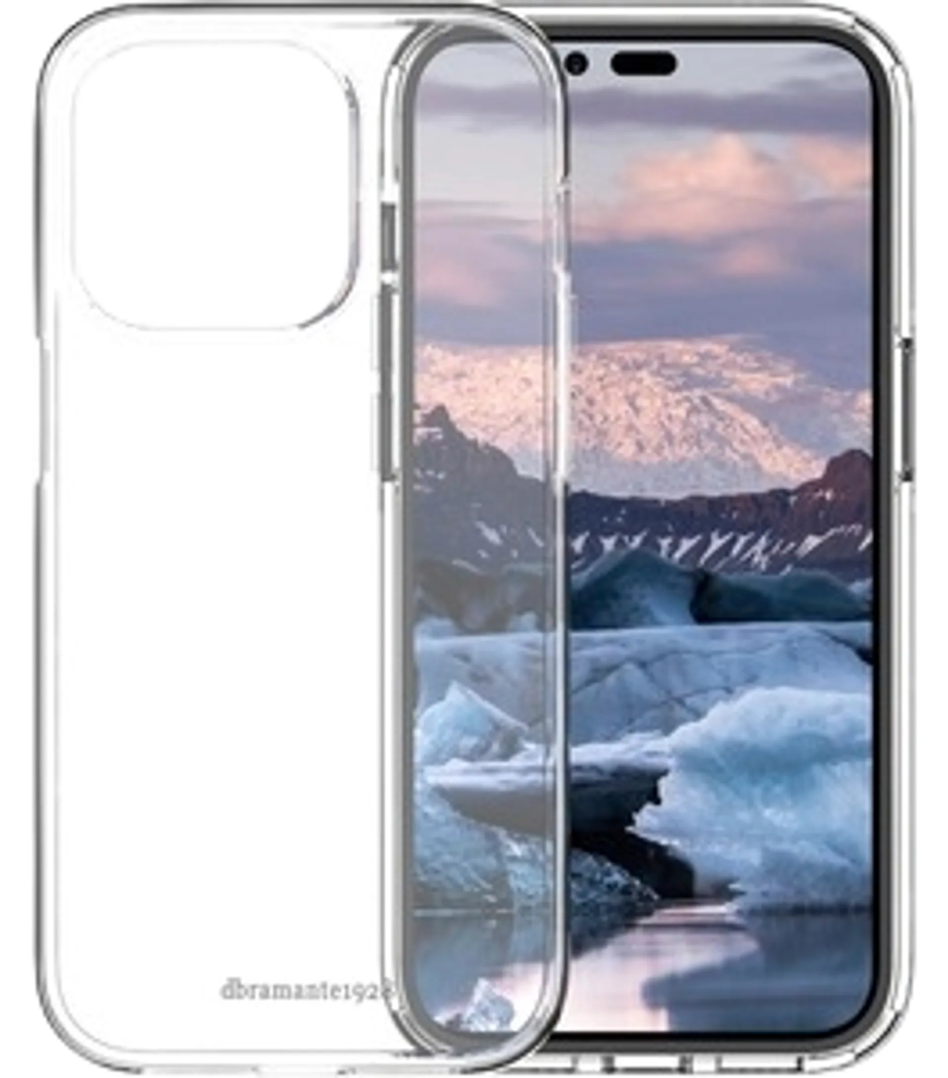Dbramante1928 Iceland Pro iPhone 14 Pro suojakuori läpinäkyvä - 2