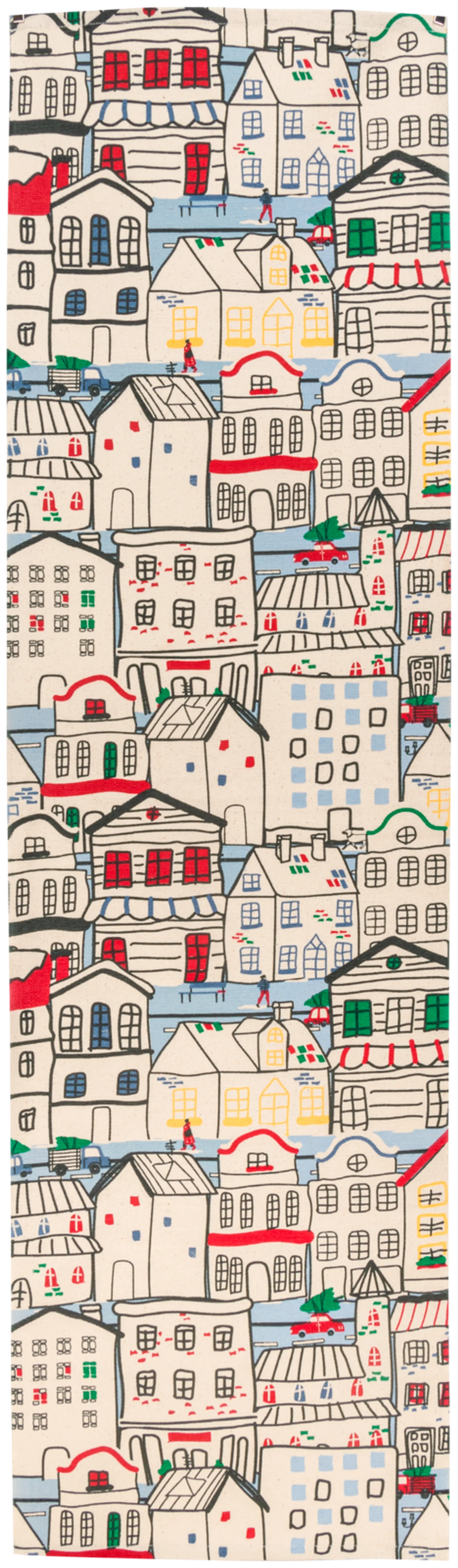 House kaitaliina Winter town 33 x 120 cm - 1