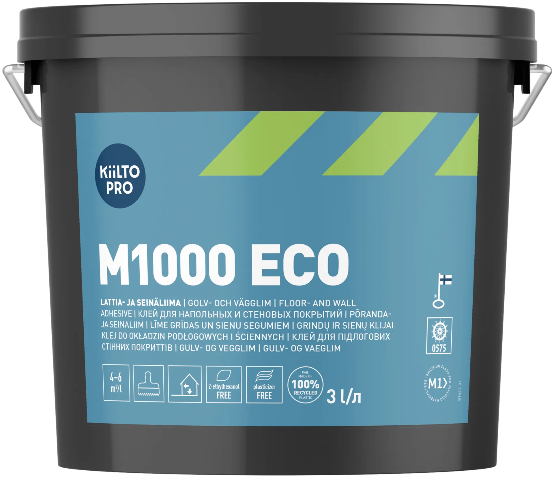 Kiilto Pro lattia- ja seinäliima M1000 Eco 3l