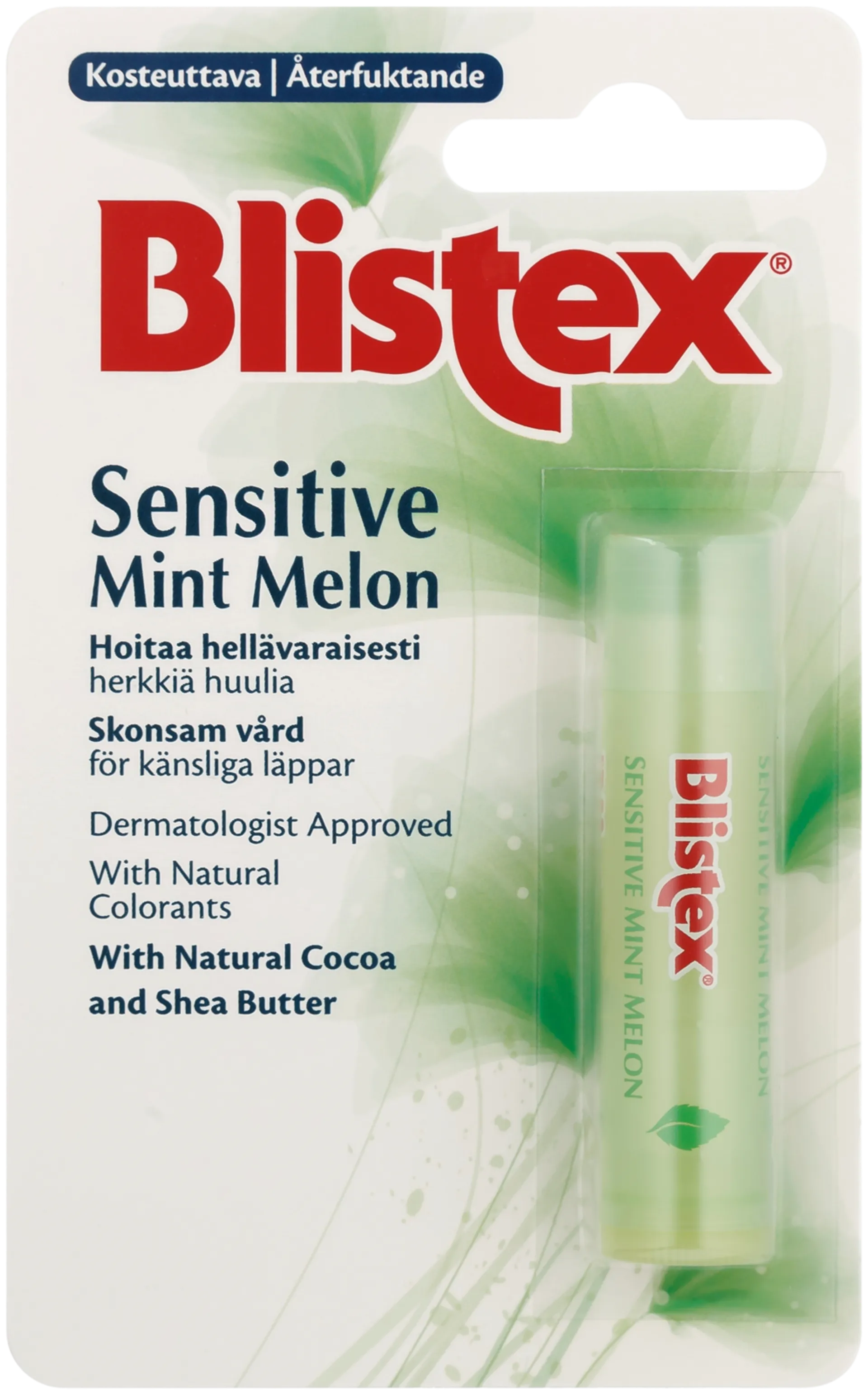 Blistex Sensitive Mint Melon huulivoide 4,25g