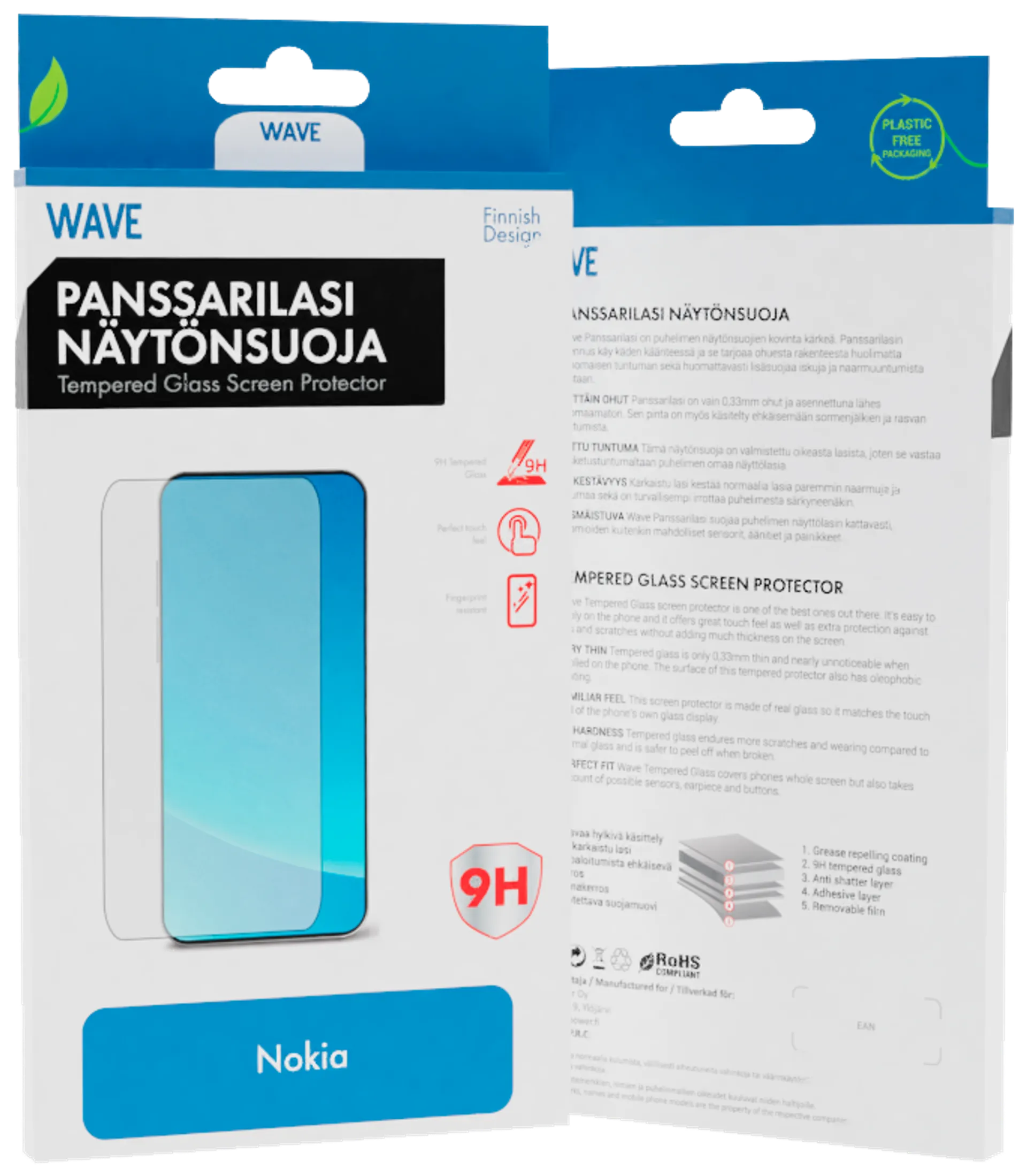 Wave Panssarilasi, Suora, Nokia C02