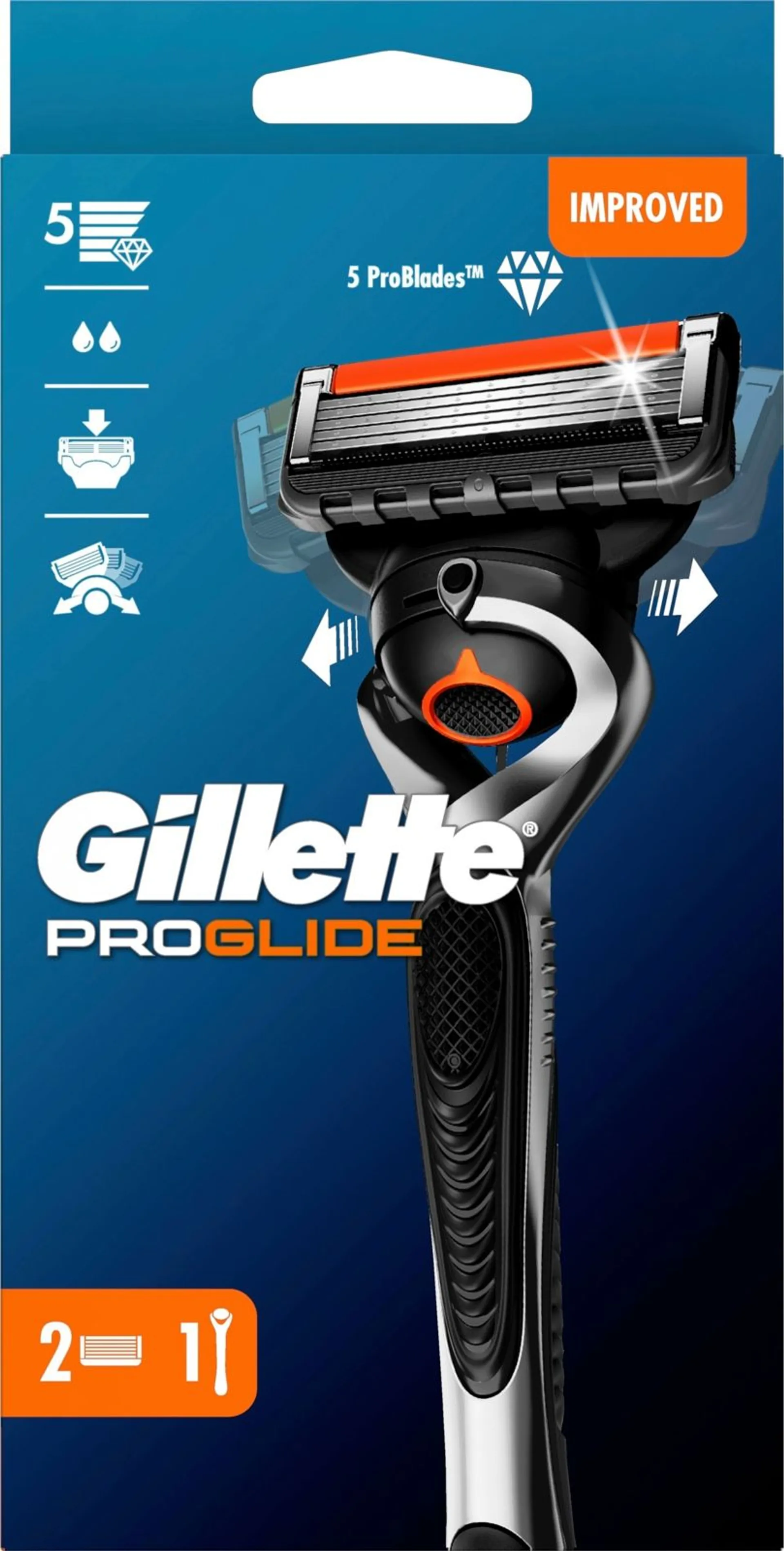 Gillette Proglide partahöylä+1 vaihtoterä - 1