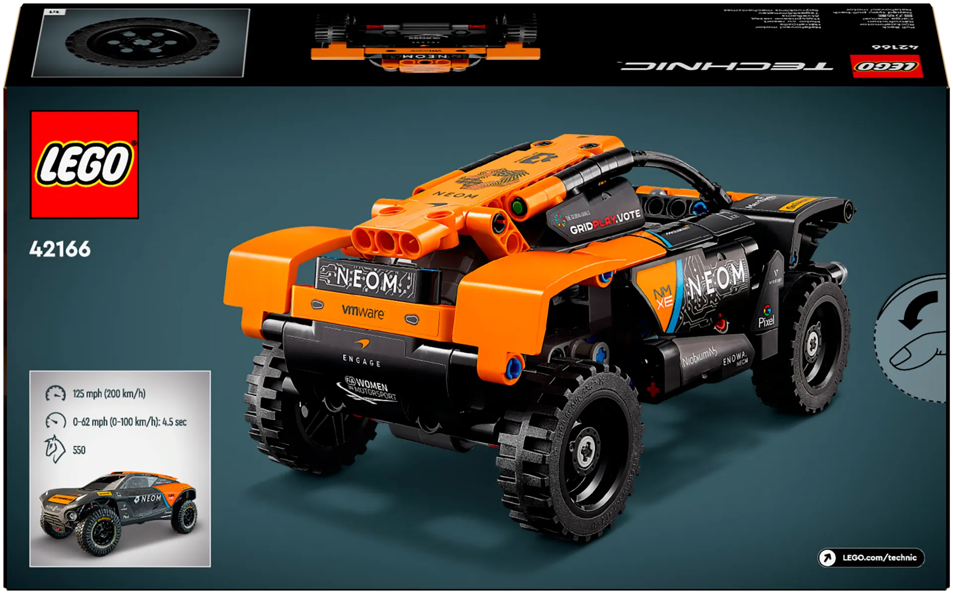 LEGO Technic 42166 NEOM McLaren Extreme E Race Car - 3