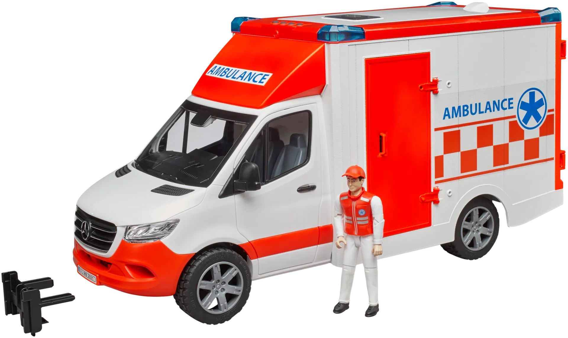 Bruder Mercedes-Benz Sprinter ambulanssi ja kuljettaja - 3