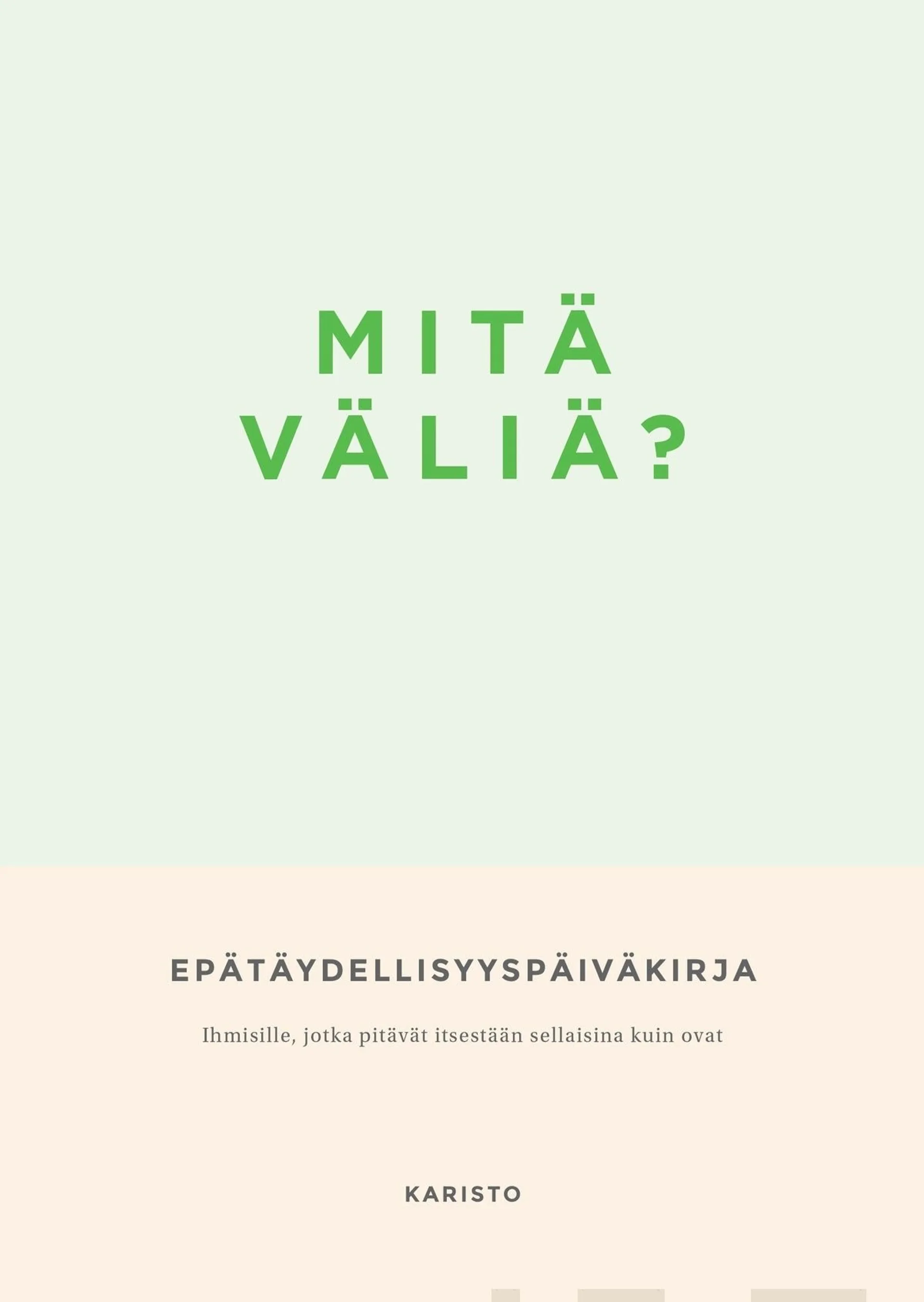 O'Neill, Mitä väliä?