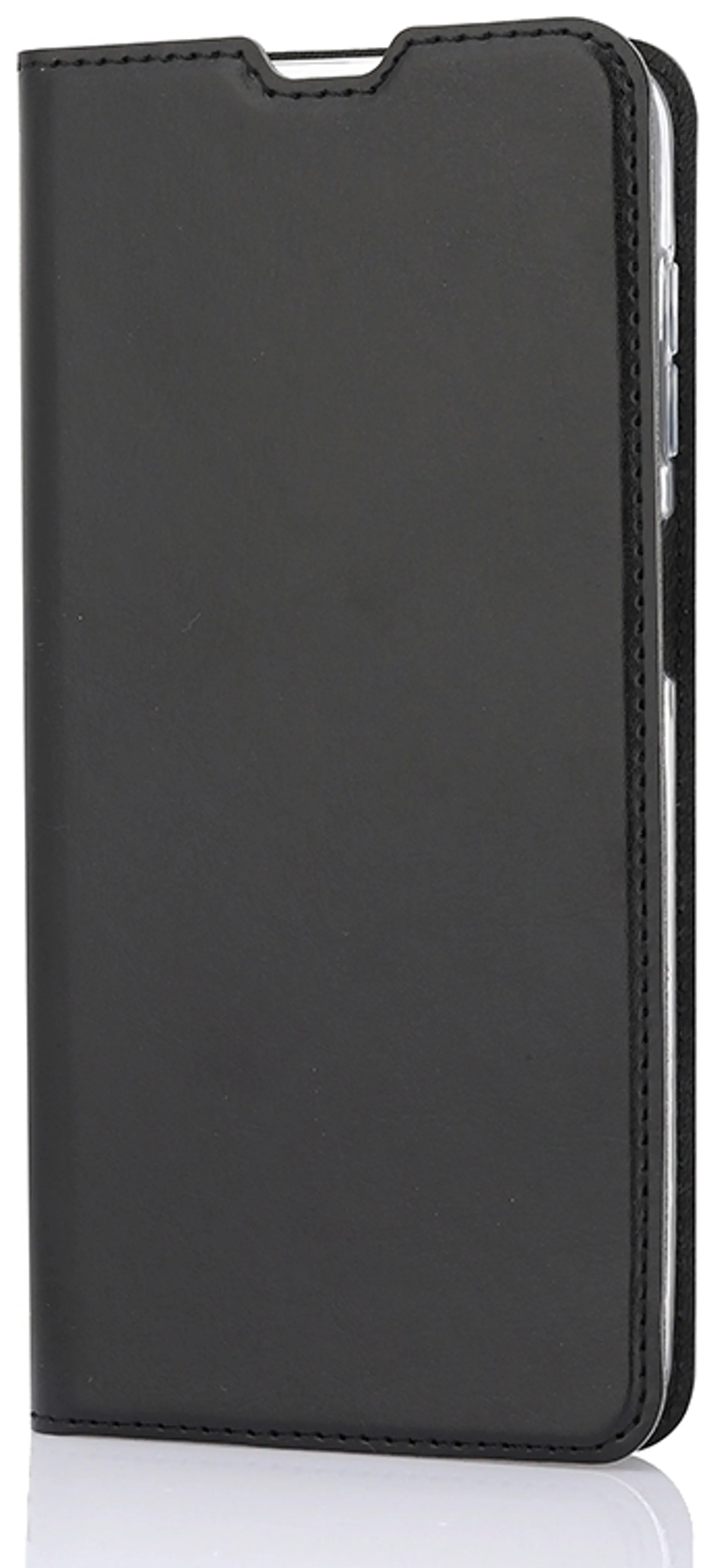 Wave Book Case, Samsung Galaxy A12, Musta - 1