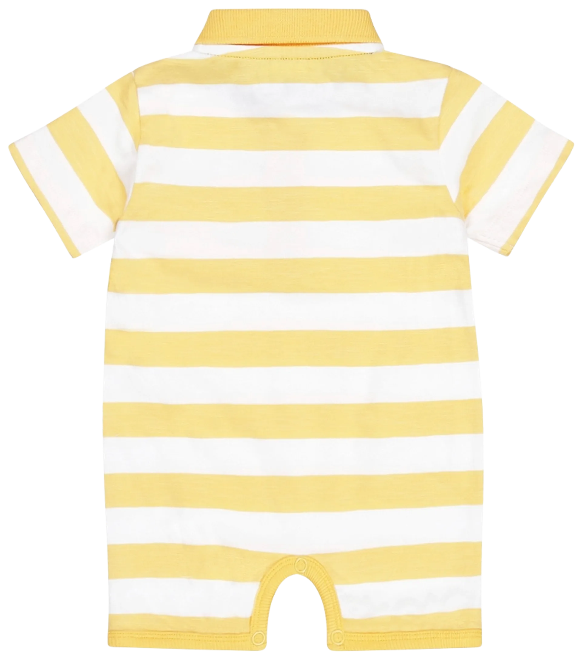 Dirkje vauvojen lyhythihainen raidallinen leikkipuku R50675 - Yellow - 2