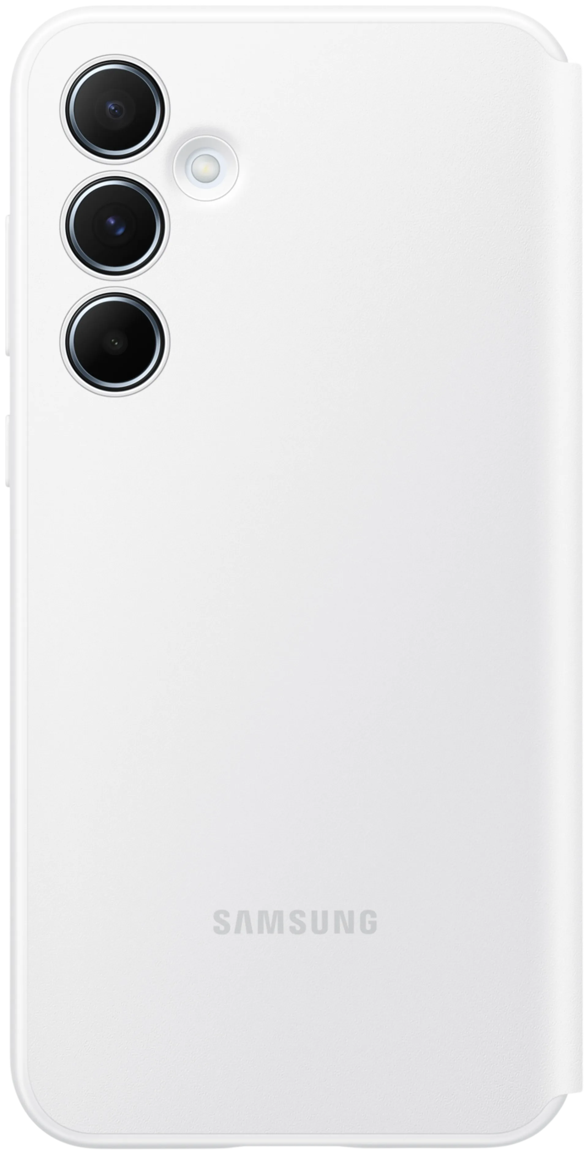 Samsung Galaxy A55 smart view wallet valkoinen suojakotelo - 5
