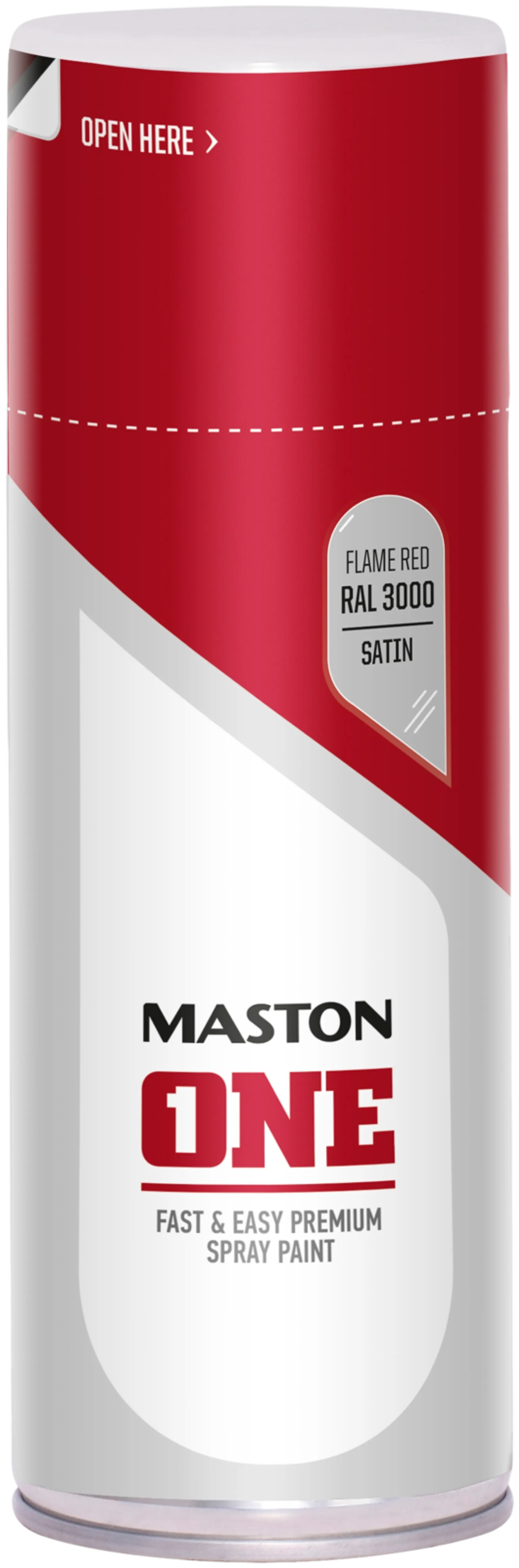 Maston One spraymaali tulenpunainen satiini 400ml