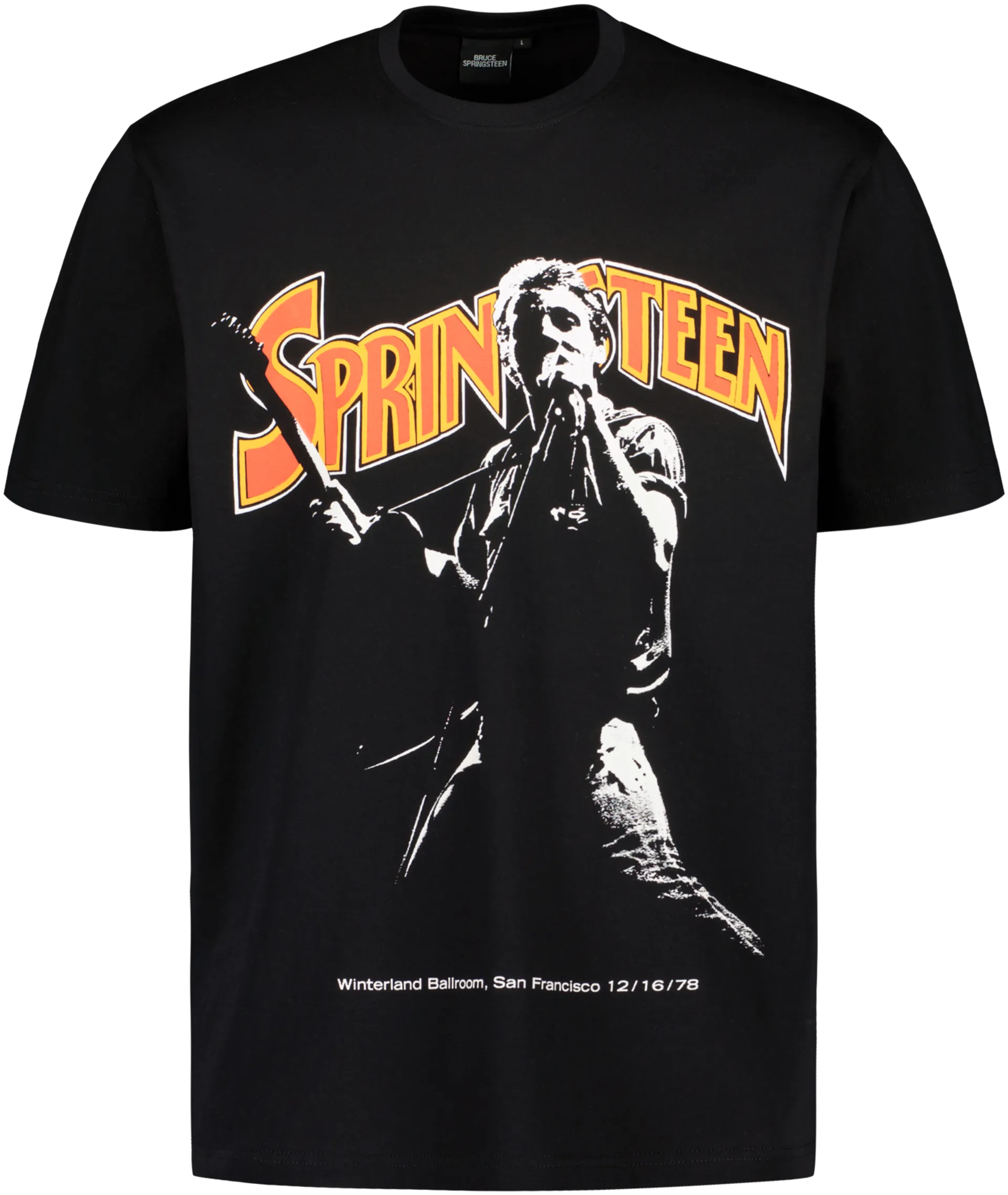 Bruce Springsteen miesten t-paita - MUSTA
