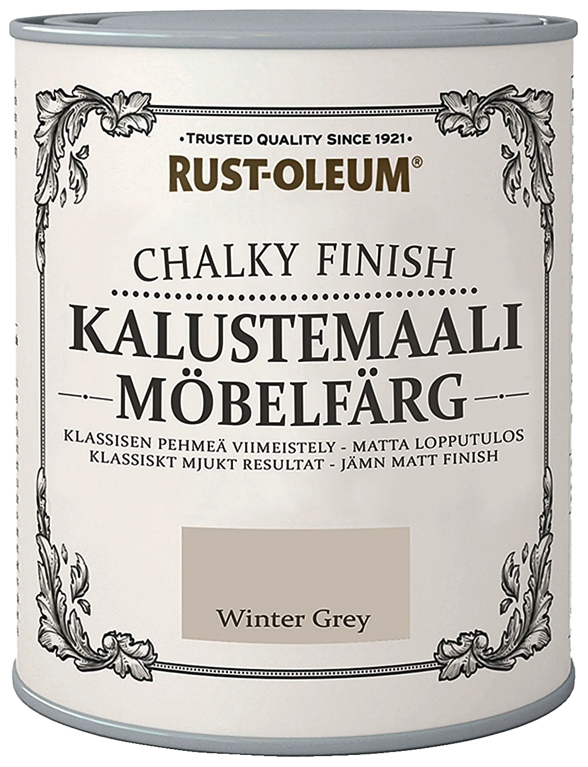 Rust-Oleum Chalky Finish Kalustemaali 750ml Winter Grey - 1